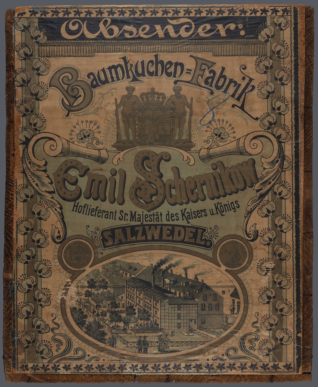 Salzwedel: Baumkuchenfabrik Emil Schernikow (Landesgeschichtliche Vereinigung für die Mark Brandenburg e.V., Archiv CC BY)
