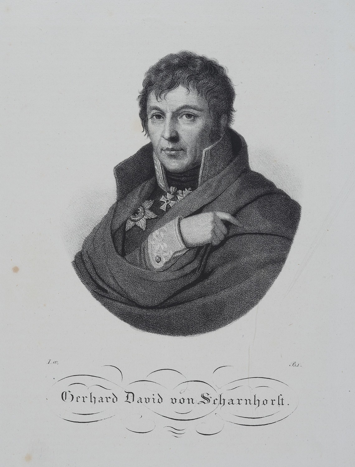 Scharnhorst, Gerhard David von (1755-1813), preuß. Generalleutnant (Landesgeschichtliche Vereinigung für die Mark Brandenburg e.V., Archiv CC BY)