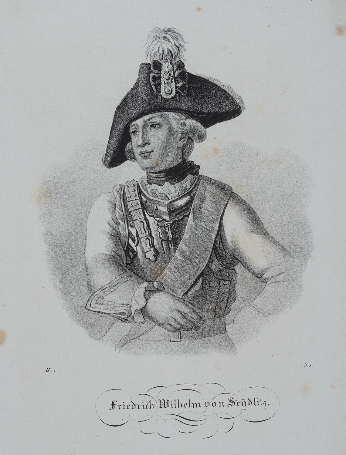 Seydlitz(-Kurzbach), Friedrich Wilhelm Frhr. von (1721-1773), preuß. General der Kavallerie (Landesgeschichtliche Vereinigung für die Mark Brandenburg e.V., Archiv CC BY)