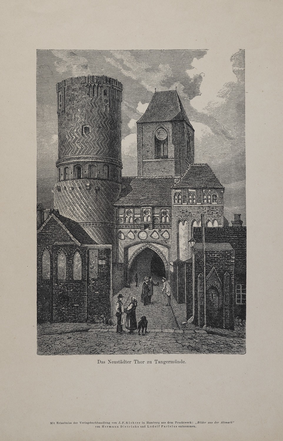 Tangermünde (Kr. Stendal): Neustädter Tor (Landesgeschichtliche Vereinigung für die Mark Brandenburg e.V., Archiv CC BY)