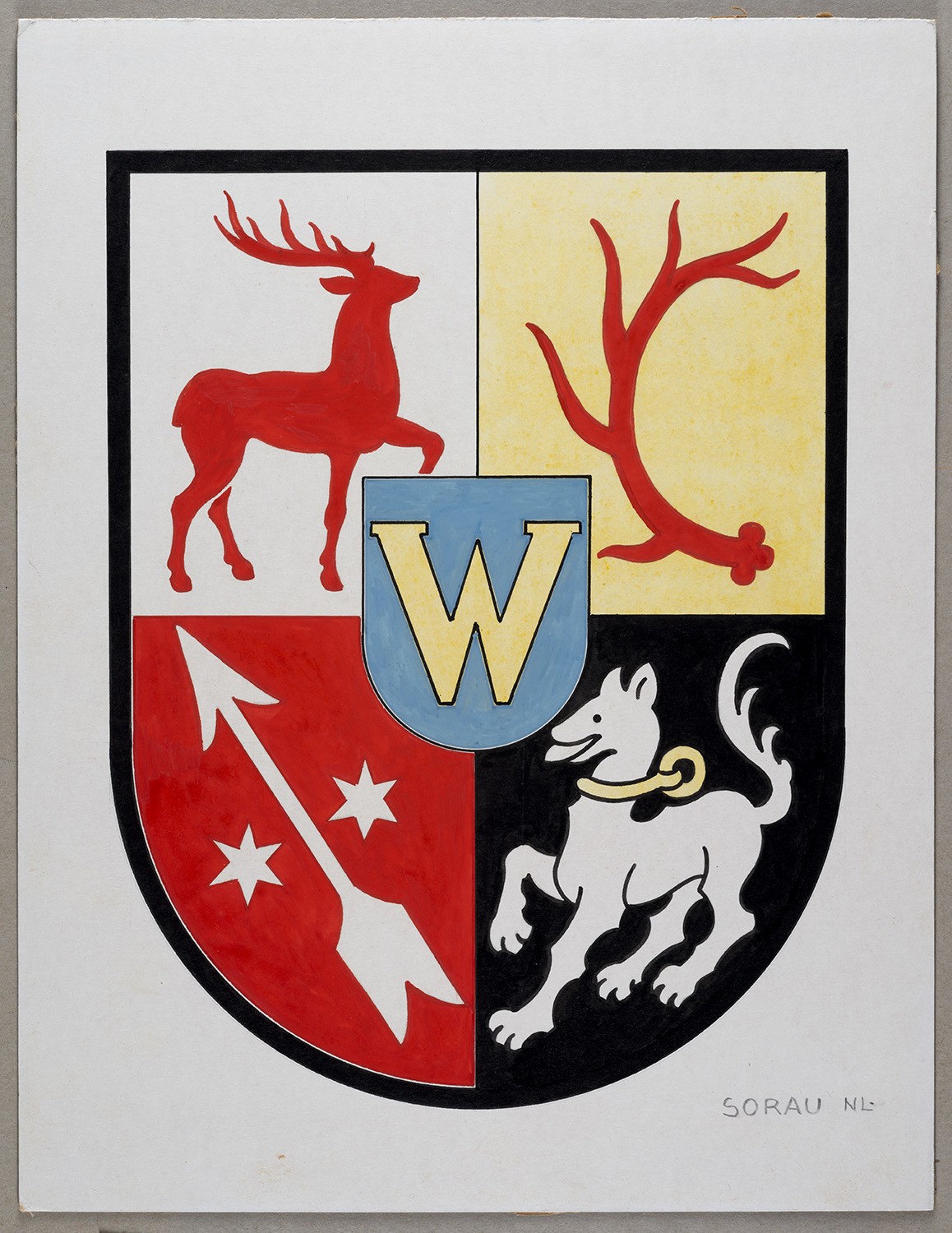 Wappen der Stadt Sorau/Niederlausitz (Landesgeschichtliche Vereinigung für die Mark Brandenburg e.V., Archiv CC BY)