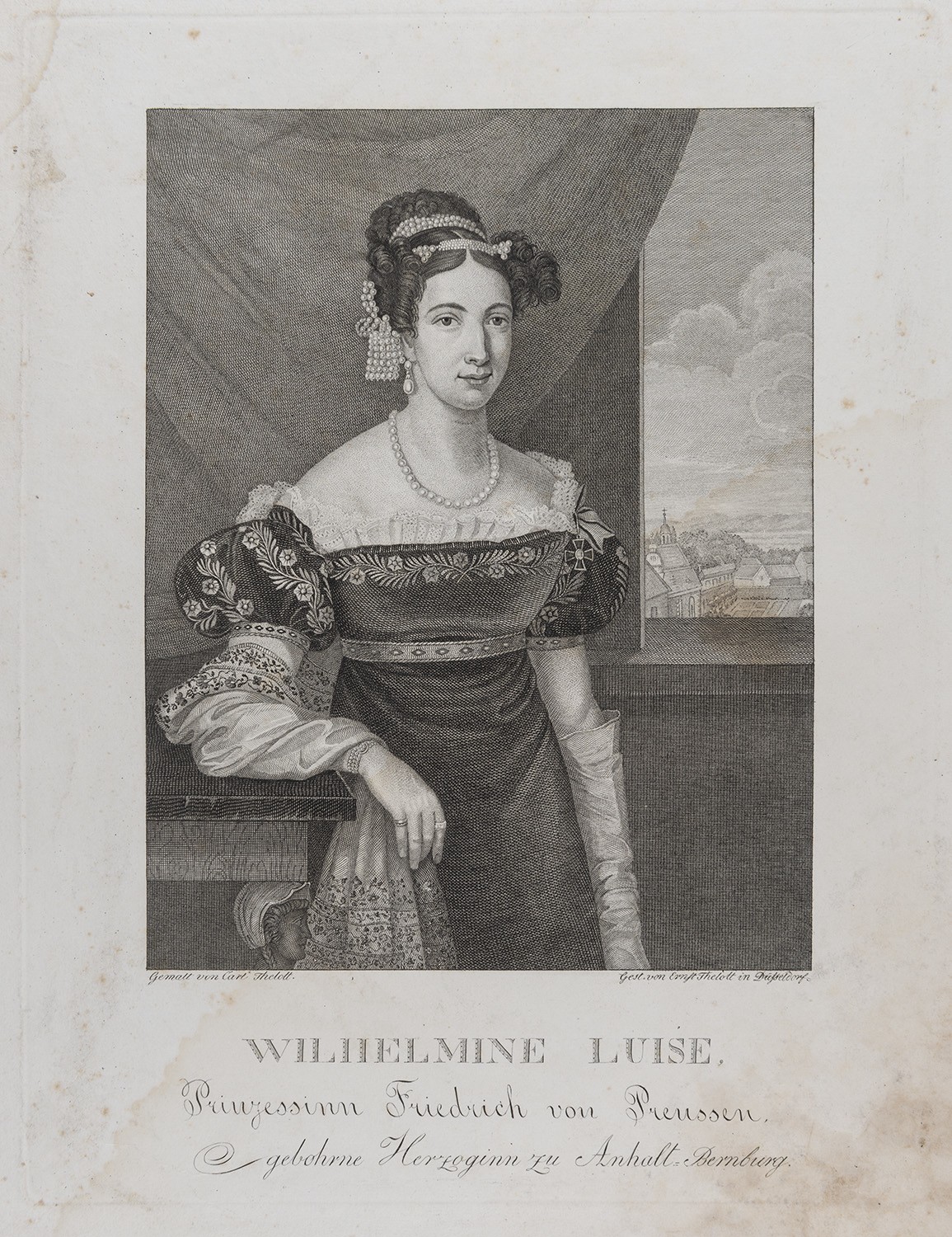 Wilhelmine Luise, Prinzessin von Preußen, geb. Prinzessin von Anhalt-Bernburg (1799-1882) (Landesgeschichtliche Vereinigung für die Mark Brandenburg e.V., Archiv CC BY)