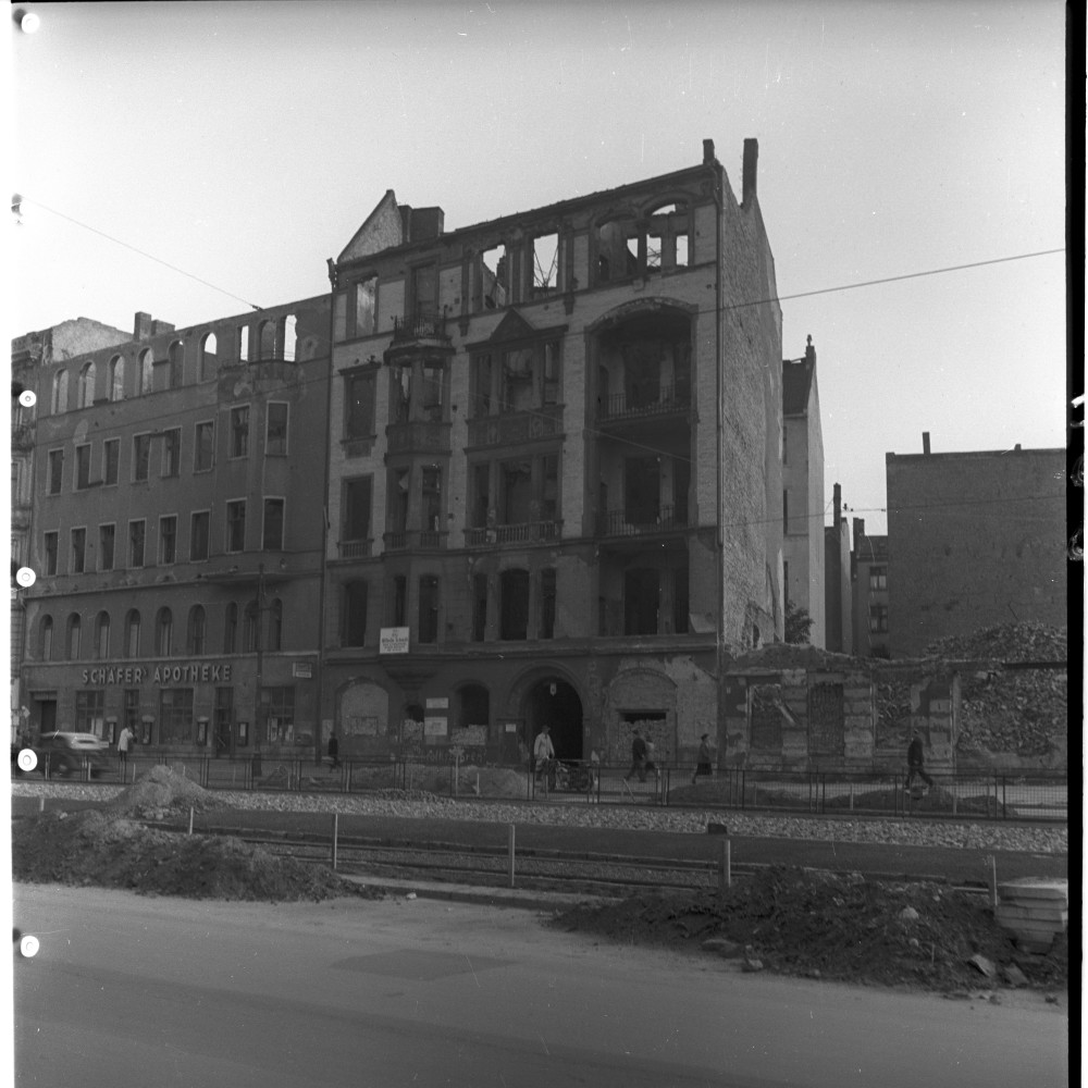 Negativ: Ruine, Kleiststraße 33, 1950 (Museen Tempelhof-Schöneberg/Herwarth Staudt CC BY-NC-SA)