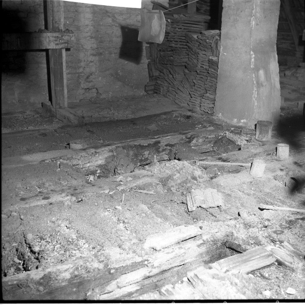 Negativ: Ruine, Münchener Straße 25, 1952 (Museen Tempelhof-Schöneberg/Herwarth Staudt CC BY-NC-SA)