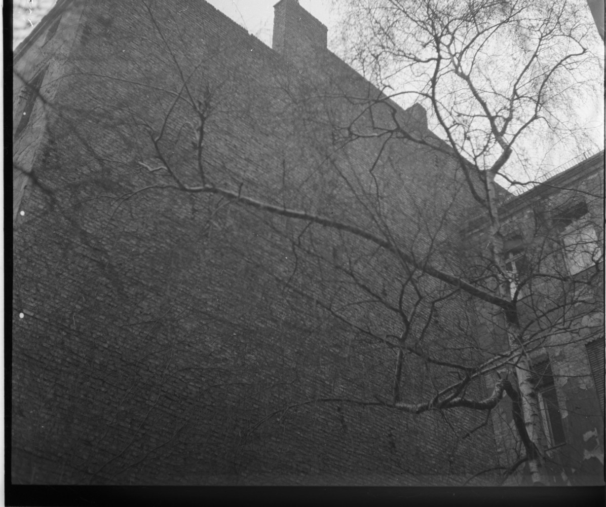 Negativ: Ruine, Schwalbacher Straße 15, 1952 (Museen Tempelhof-Schöneberg/Herwarth Staudt CC BY-NC-SA)