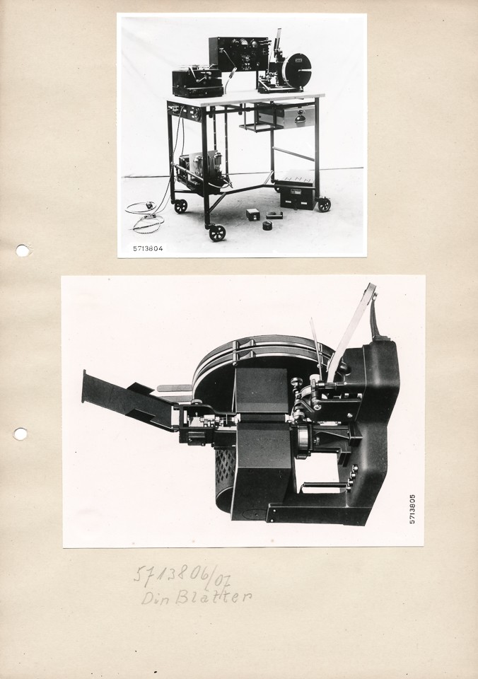 Fernschreibmaschine (Fremdfabrikat); Foto, 1957 (www.industriesalon.de CC BY-SA)