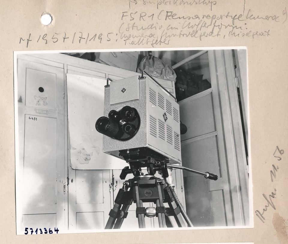 Fernsehkamera, Bild 3; Foto, 1956 (www.industriesalon.de CC BY-SA)