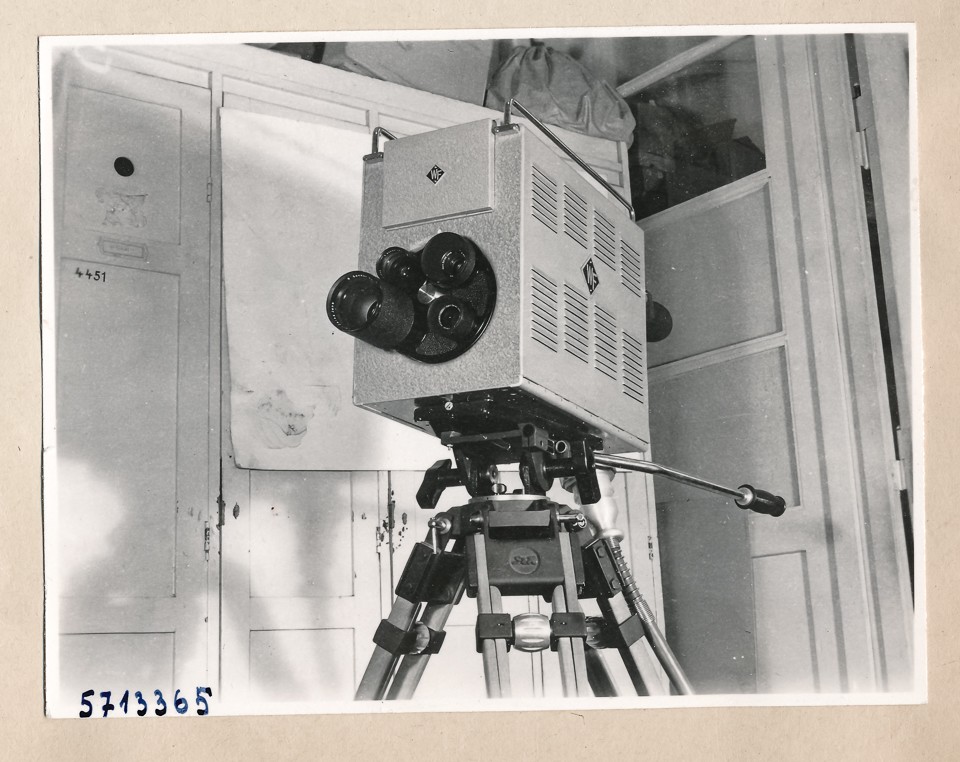 Fernsehkamera, Bild 4; Foto, 1956 (www.industriesalon.de CC BY-SA)