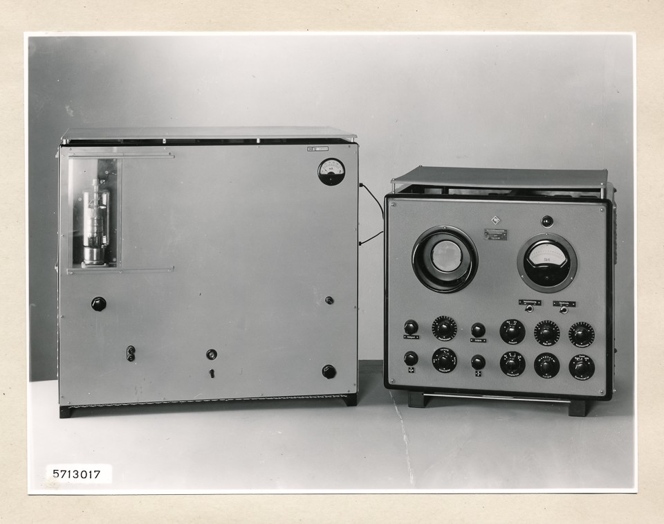 Impulsstrommesser; Foto, 1957 (www.industriesalon.de CC BY-SA)