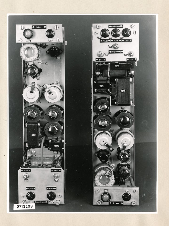 Impulszentrale TKG1 Einschübe, Bild 2; Foto, 1957 (www.industriesalon.de CC BY-SA)