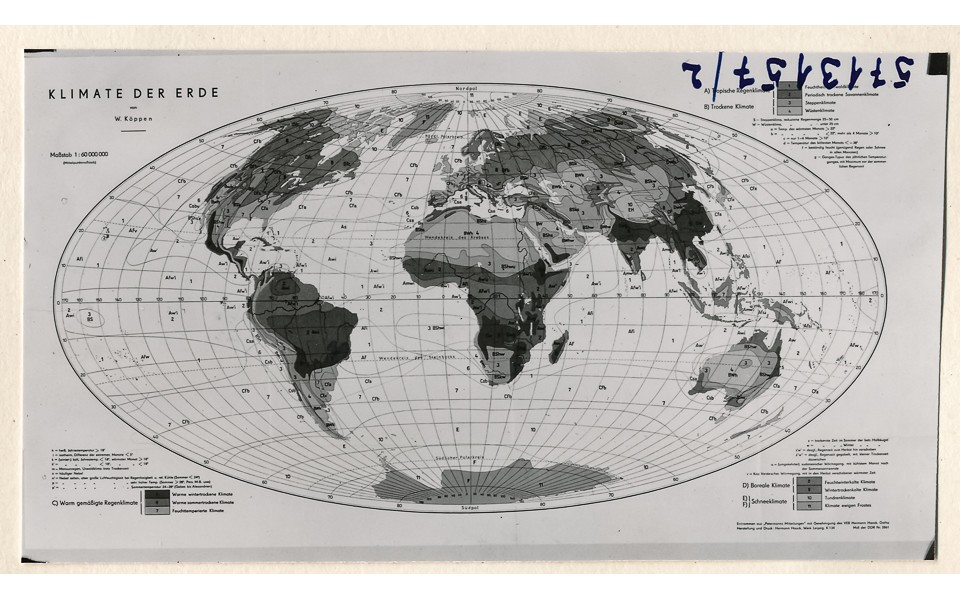 Klimakarte 5; Foto, 1957 (www.industriesalon.de CC BY-SA)