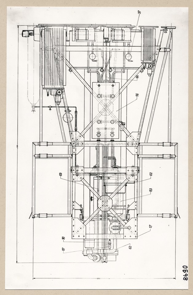 Phasenprüfer 2-10 MHz, Zeichnung; Foto, 1953 (www.industriesalon.de CC BY-SA)