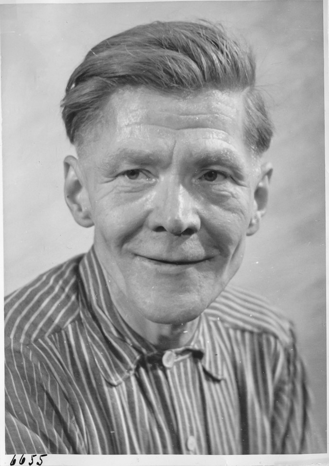 Portrait eines unbekannten Mannes; Foto, 1952 (www.industriesalon.de CC BY-SA)