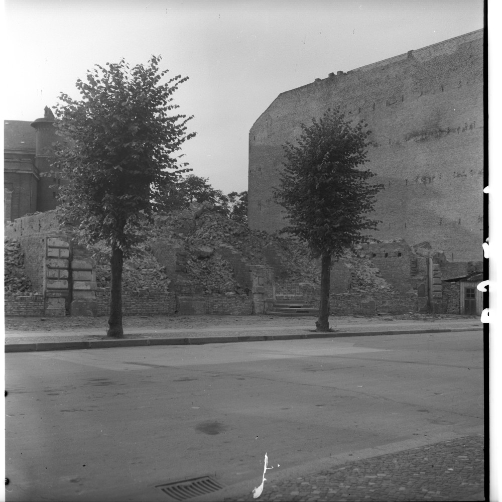 Negativ: Gelände, Ansbacher Straße 8 a, 1951 (Museen Tempelhof-Schöneberg/Herwarth Staudt CC BY-NC-SA)