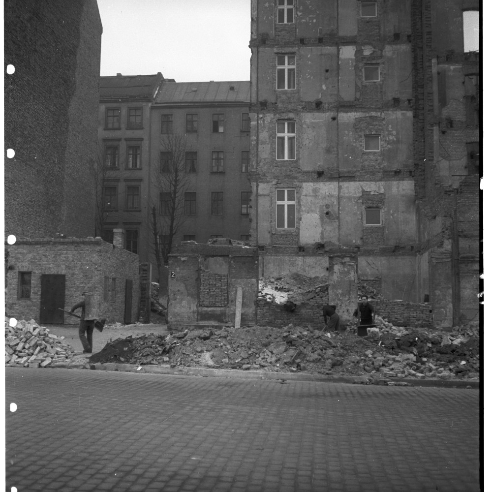 Negativ: Gelände, Bautzener Straße 2, 1952 (Museen Tempelhof-Schöneberg/Herwarth Staudt CC BY-NC-SA)
