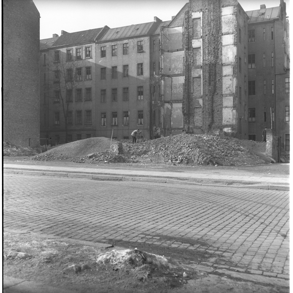 Negativ: Gelände, Bautzener Straße 5 und 6, 1952 (Museen Tempelhof-Schöneberg/Herwarth Staudt CC BY-NC-SA)