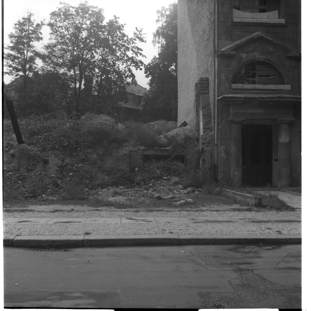 Negativ: Gelände, Goßlerstraße 26, 1951 (Museen Tempelhof-Schöneberg/Herwarth Staudt CC BY-NC-SA)
