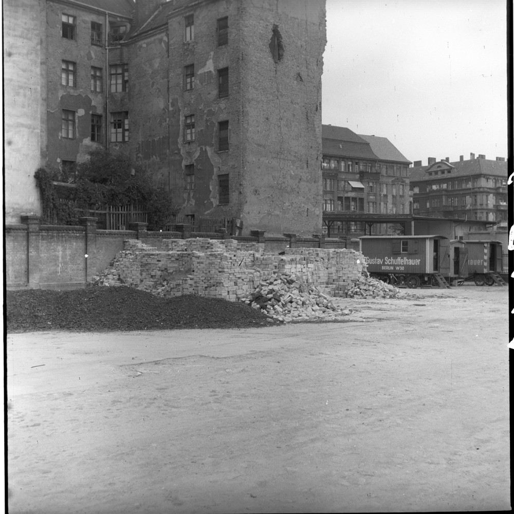 Negativ: Gelände, Kesselsdorfstraße 1-4, 1952 (Museen Tempelhof-Schöneberg/Herwarth Staudt CC BY-NC-SA)
