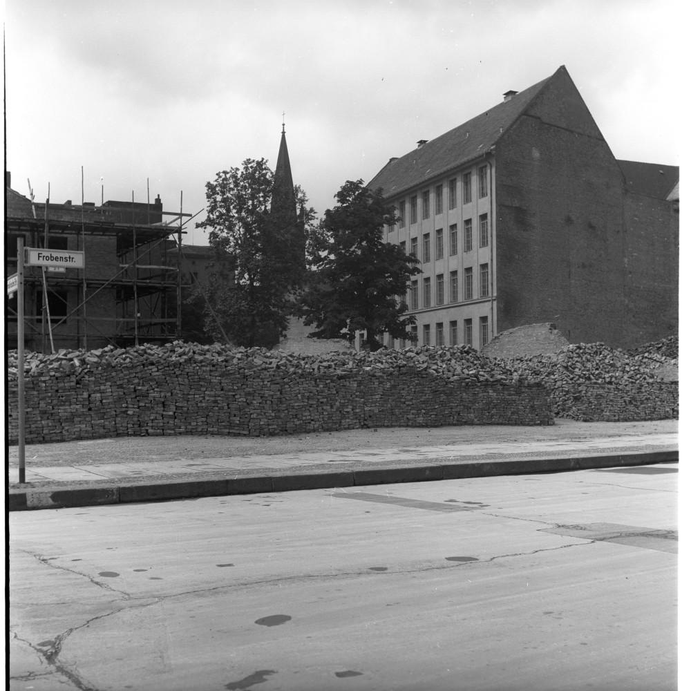 Negativ: Gelände, Kurmärkische Straße 2/4, 1953 (Museen Tempelhof-Schöneberg/Herwarth Staudt CC BY-NC-SA)
