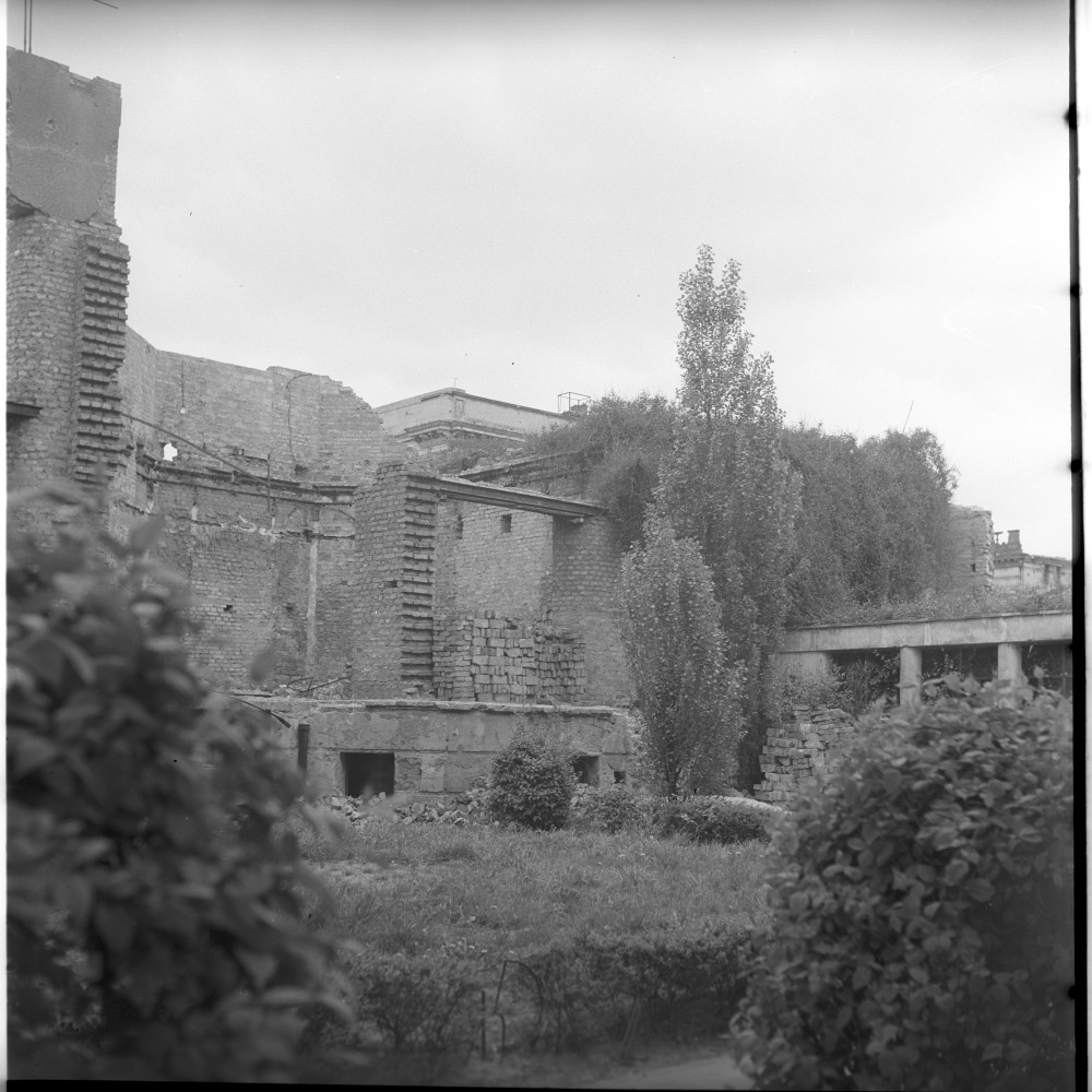 Negativ: Ruine, Kielganstraße 3, 1955 (Museen Tempelhof-Schöneberg/Herwarth Staudt CC BY-NC-SA)