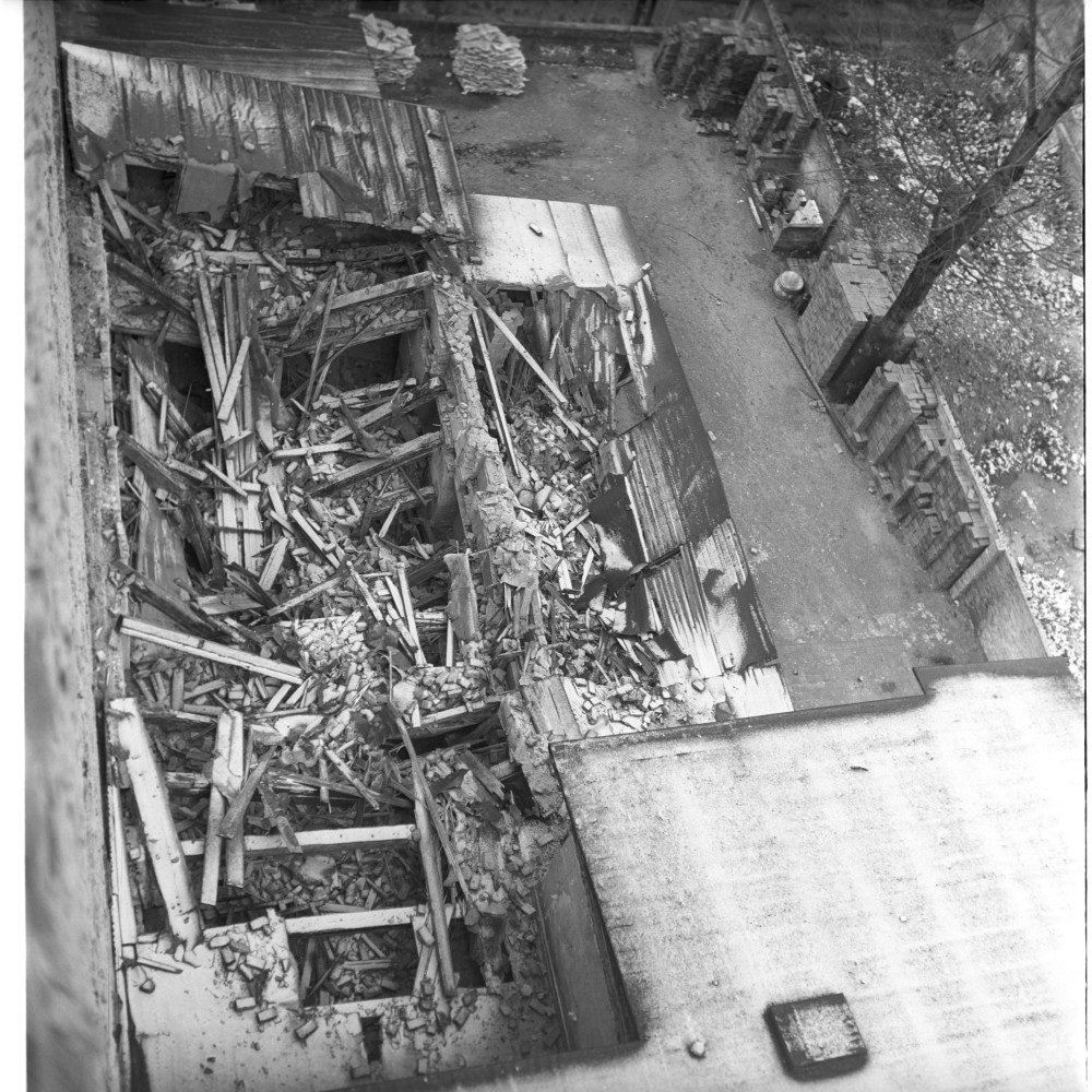 Negativ: Ruine, Lauterstraße 11/11 a, 1954 (Museen Tempelhof-Schöneberg/Herwarth Staudt CC BY-NC-SA)