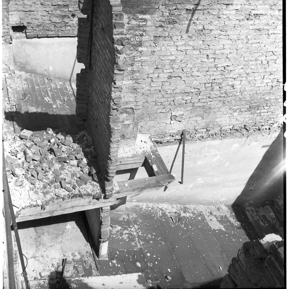Negativ: Ruine, Lauterstraße 30-31, 1953 (Museen Tempelhof-Schöneberg/Herwarth Staudt CC BY-NC-SA)