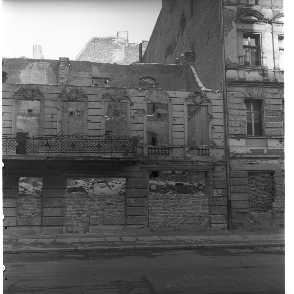 Negativ: Ruine, Leberstraße 63, 1951 (Museen Tempelhof-Schöneberg/Herwarth Staudt CC BY-NC-SA)