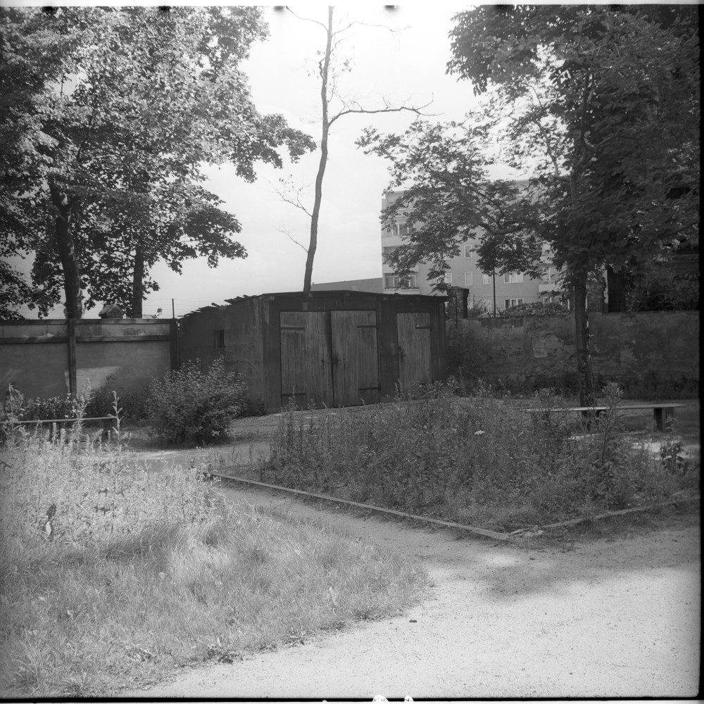 Negativ: Ruine, Nürnberger Straße 63, 1956 (Museen Tempelhof-Schöneberg/Herwarth Staudt CC BY-NC-SA)