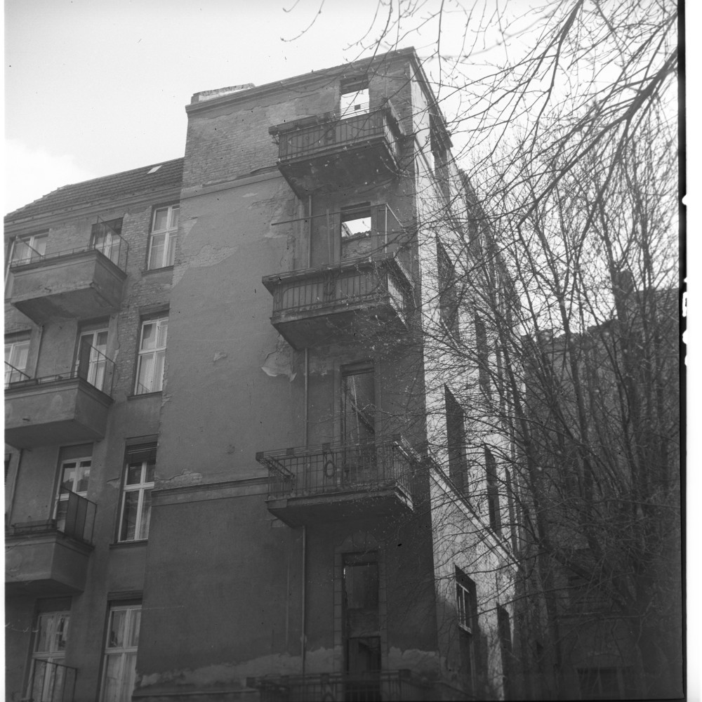 Negativ: Ruine, Stierstraße 21, 1955 (Museen Tempelhof-Schöneberg/Herwarth Staudt CC BY-NC-SA)