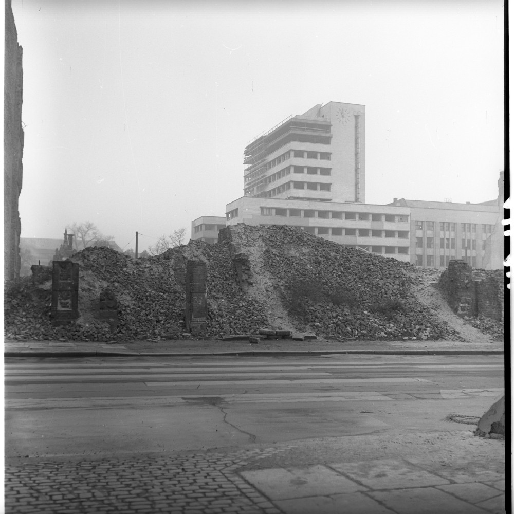 Negativ: Trümmer, Steinmetzstraße 36, 1953 (Museen Tempelhof-Schöneberg/Herwarth Staudt CC BY-NC-SA)