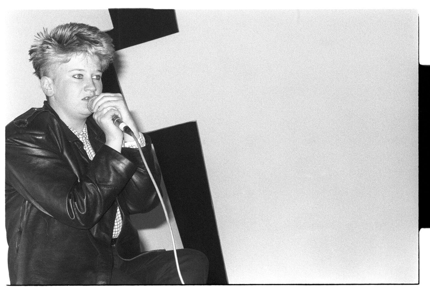 Anne Clark 11.05.1984 I N 3 (Rita Maier / Schwules Museum Berlin RR-P)