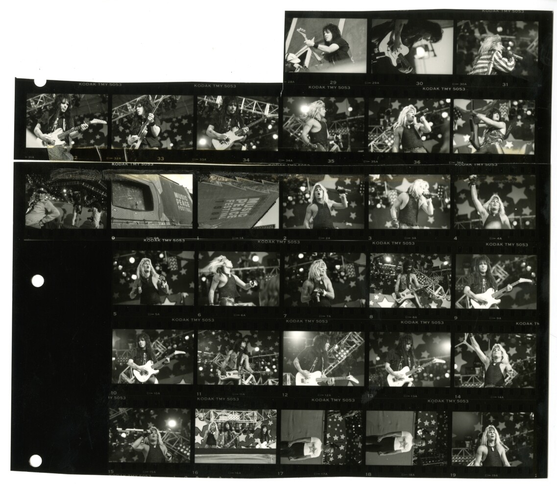 Mötley Crüe 12.08.1989 I (Rita Maier / Schwules Museum Berlin RR-P)