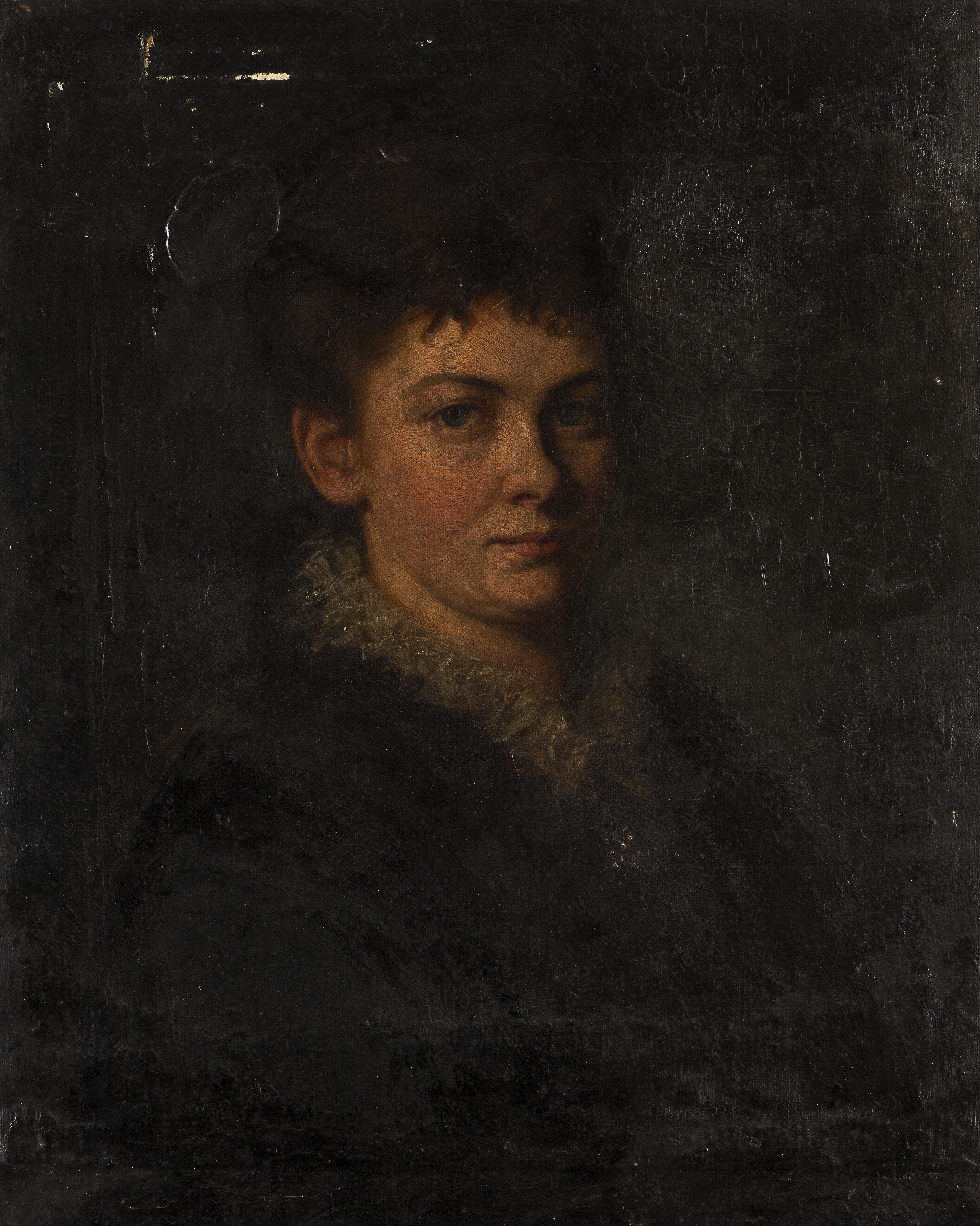 Goebeler, Elise: Porträt einer unbekannten Dame (Stiftung Stadtmuseum Berlin Public Domain Mark)