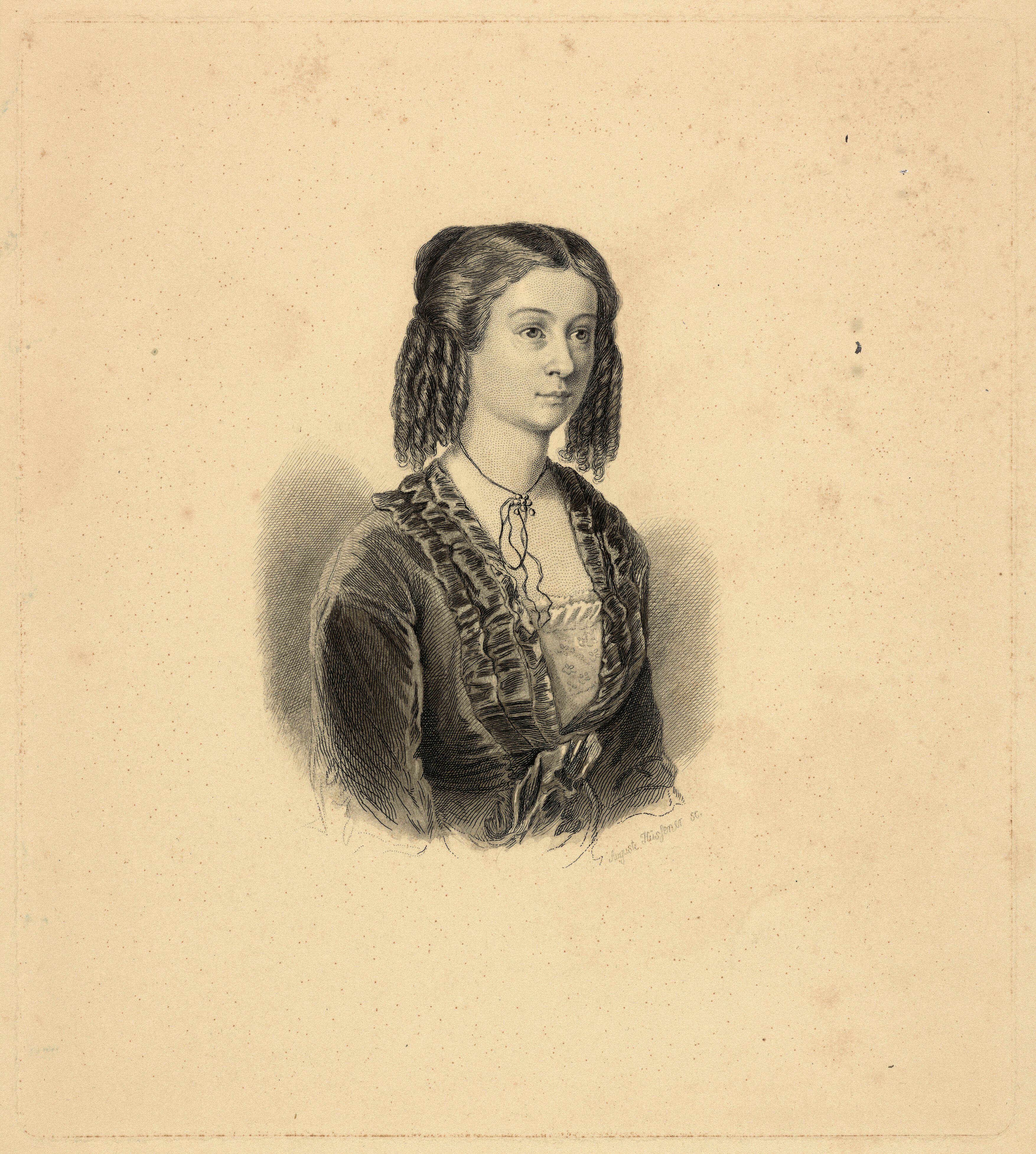 Hüssener, Auguste: Porträt Emma Staudach (Stiftung Stadtmuseum Berlin Public Domain Mark)