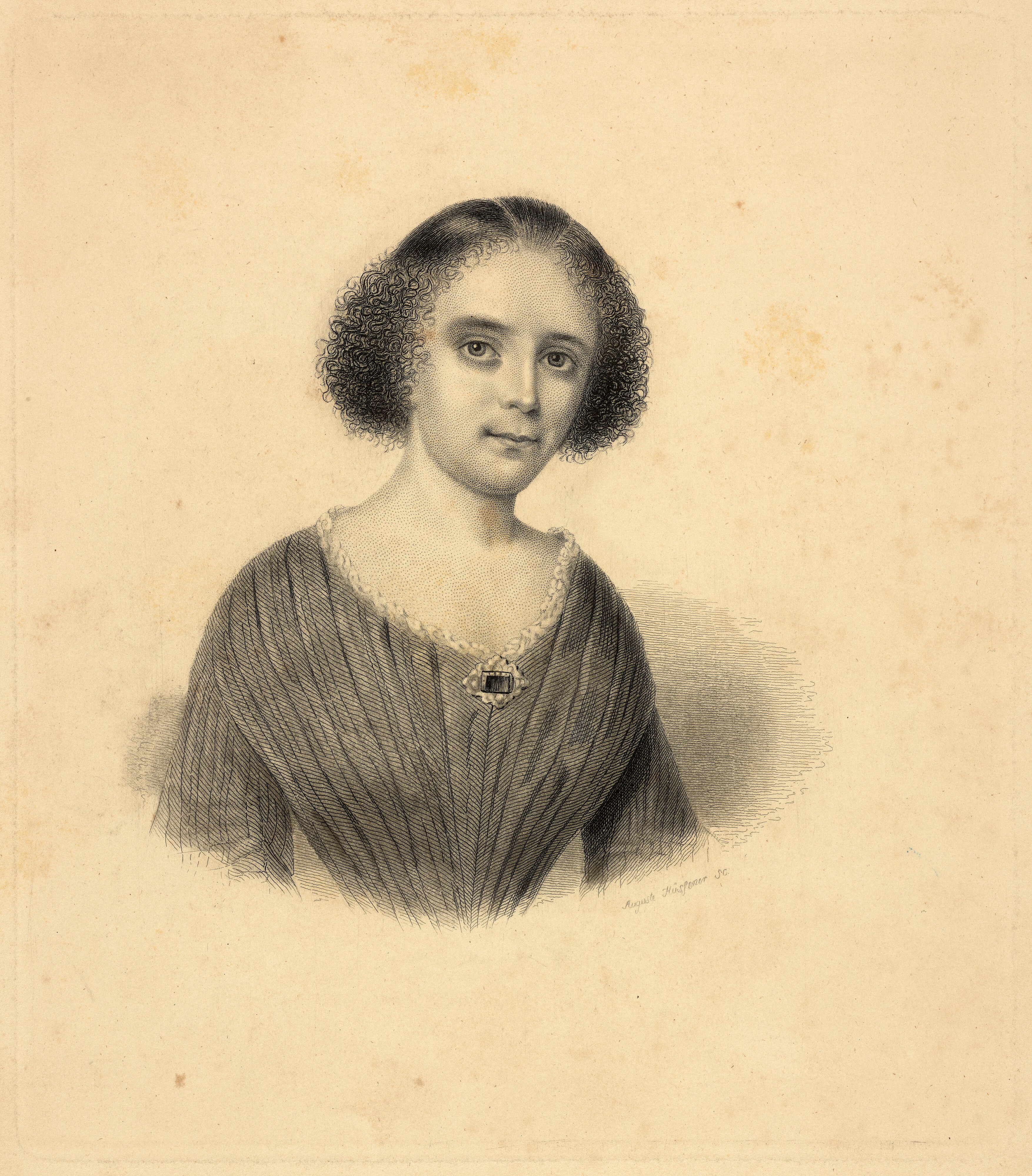 Hüssener, Auguste: Porträt Louise Franziska Aston (Stiftung Stadtmuseum Berlin Public Domain Mark)