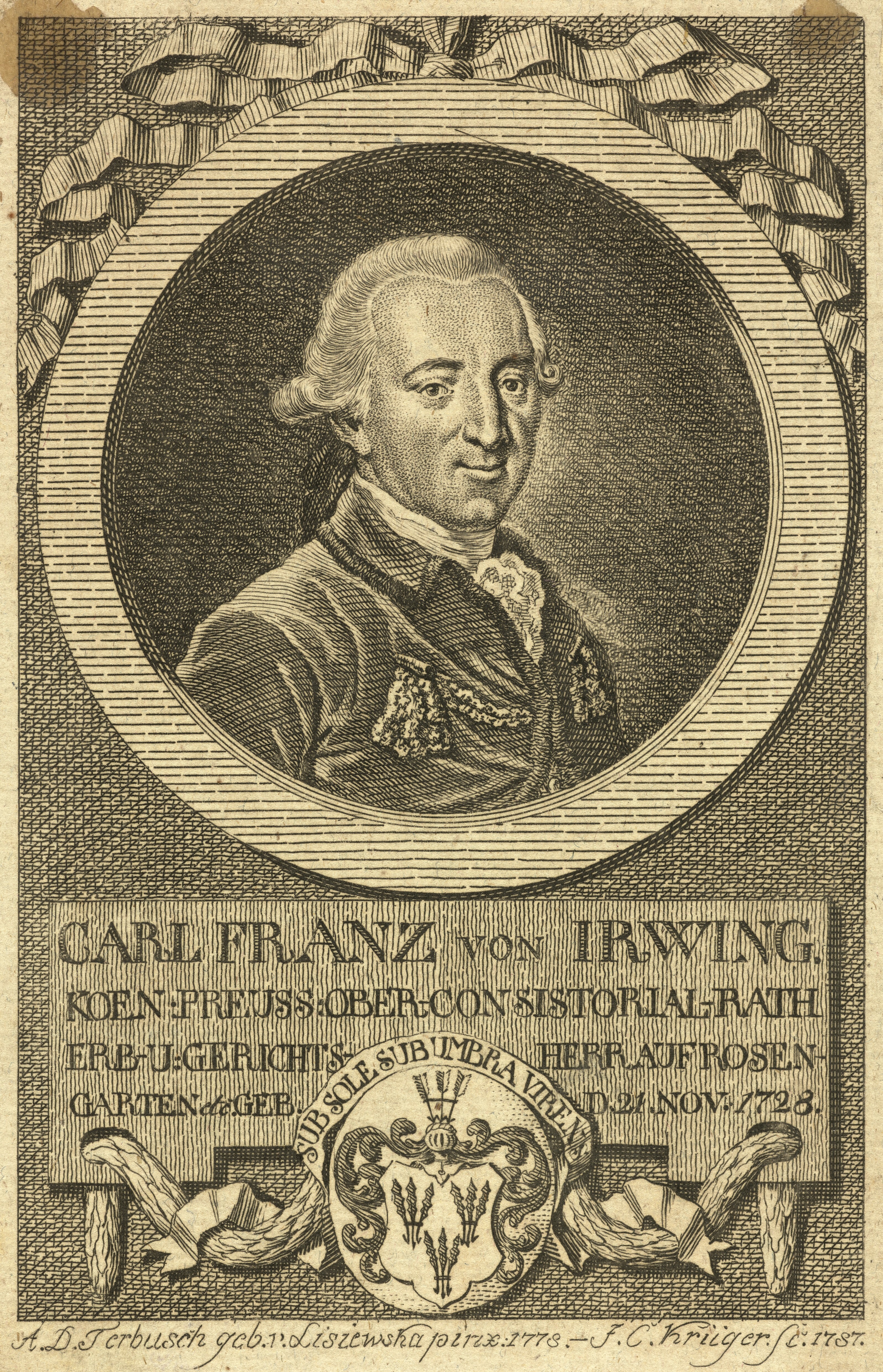 Therbusch, Anna Dorothea (nach): Porträt Carl Franz von Irwing (Stiftung Stadtmuseum Berlin Public Domain Mark)