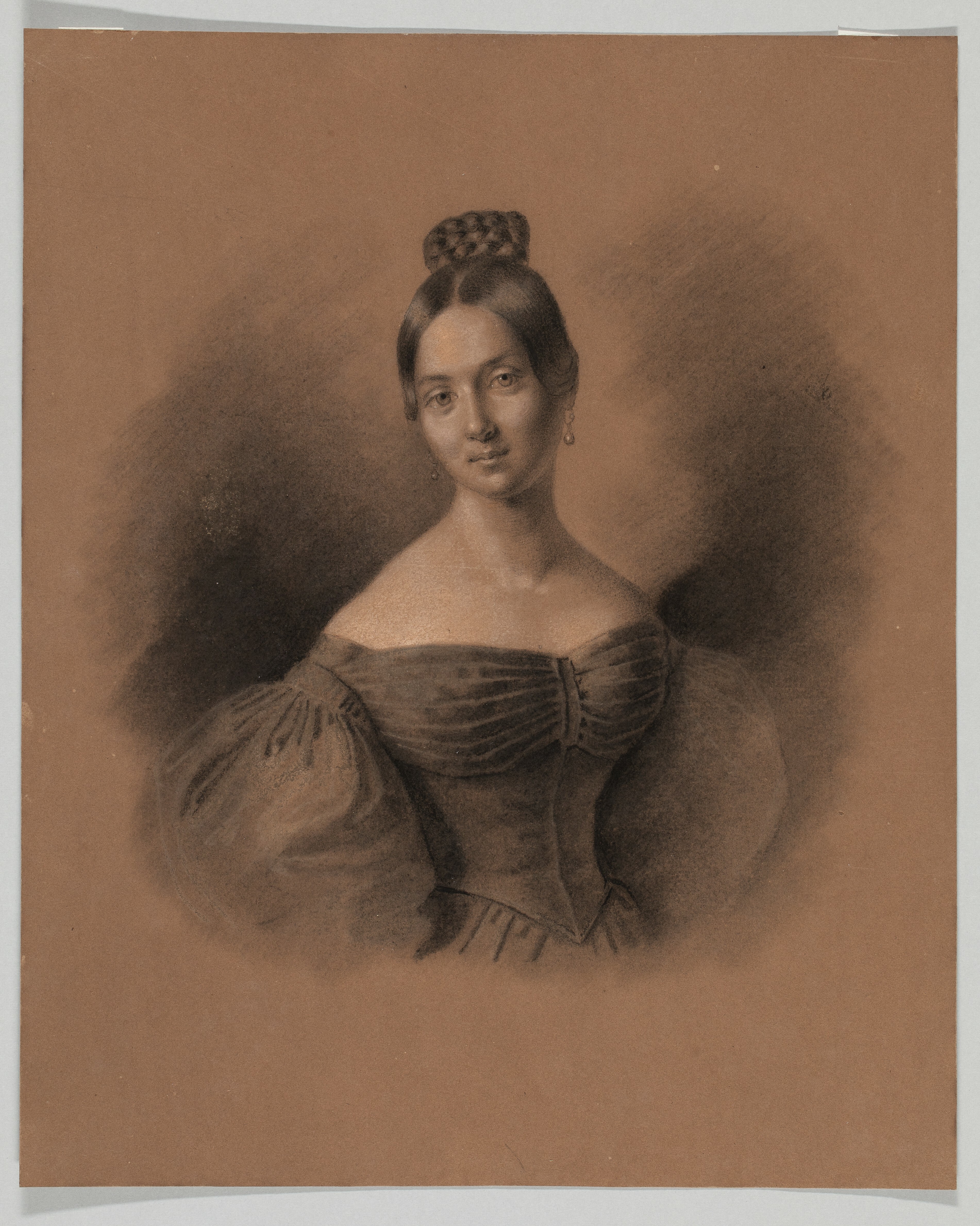 Assing, Ludmilla (zugeschrieben): Porträt einer unbekannten Dame (Auguste Maercker?) (Stiftung Stadtmuseum Berlin Public Domain Mark)