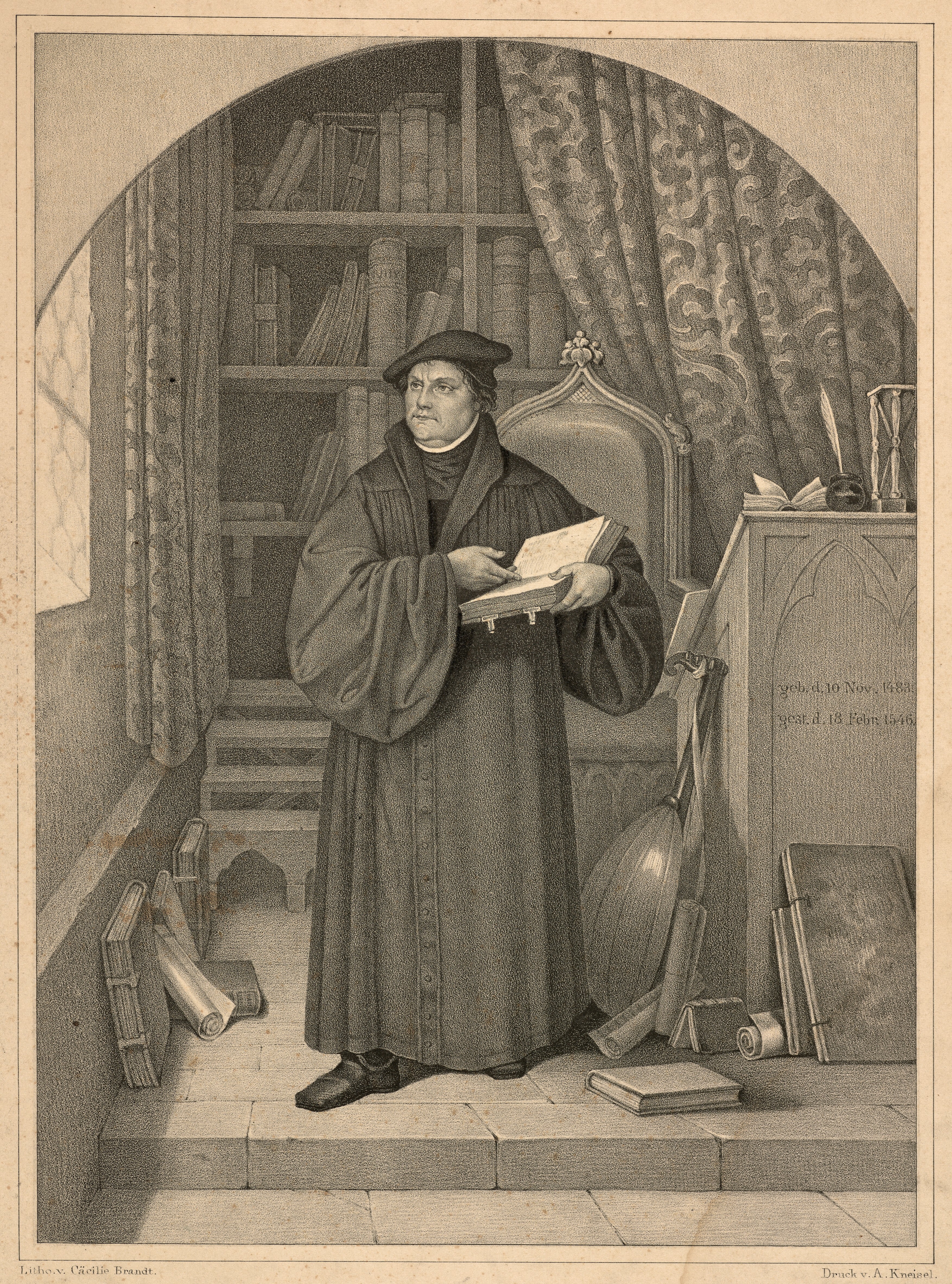 Brandt, Cäcilie: Porträt Martin Luther (Stiftung Stadtmuseum Berlin CC BY)