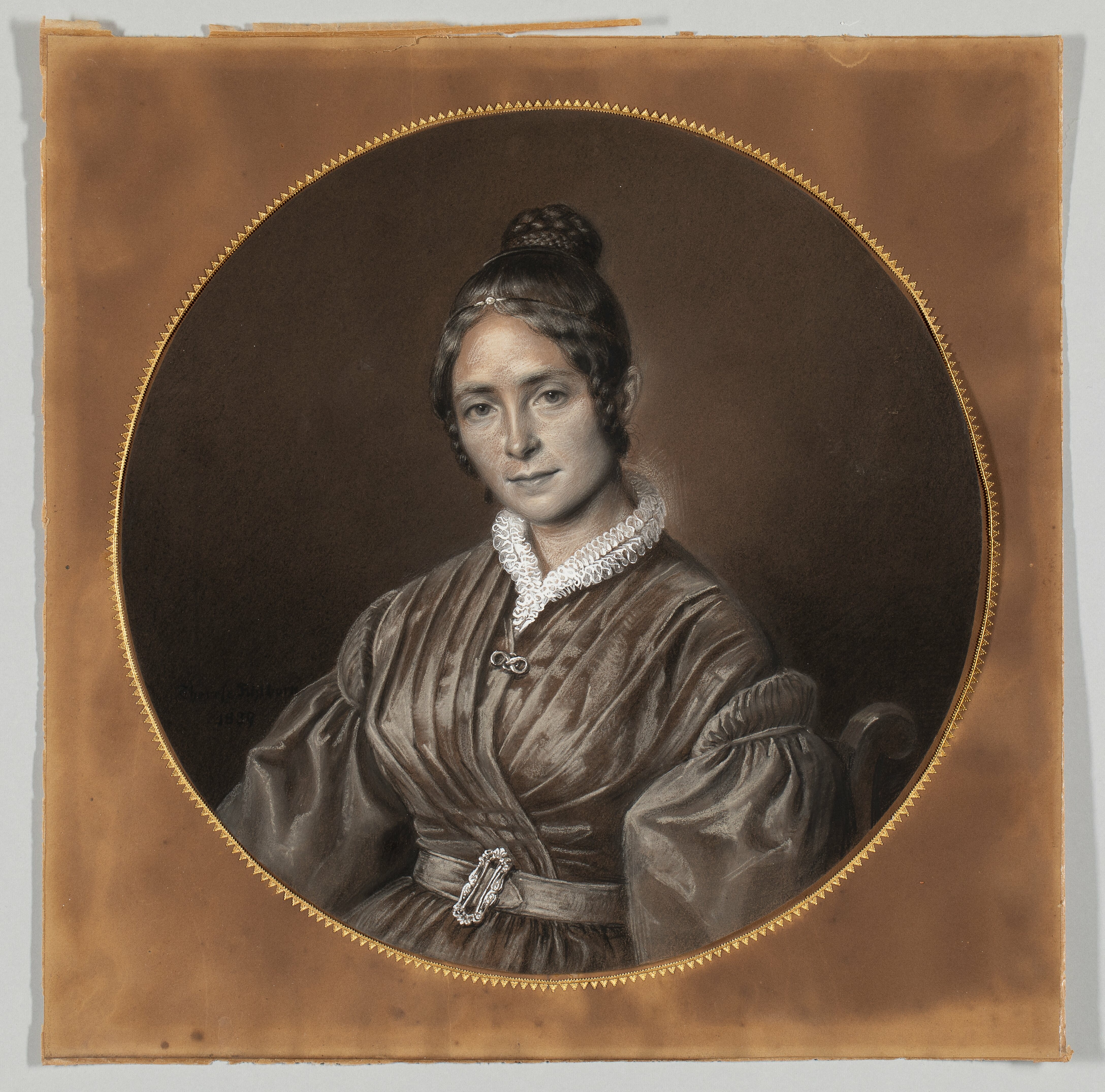Ahlborn, Therese: Porträt Emilie Walter (Stiftung Stadtmuseum Berlin Public Domain Mark)