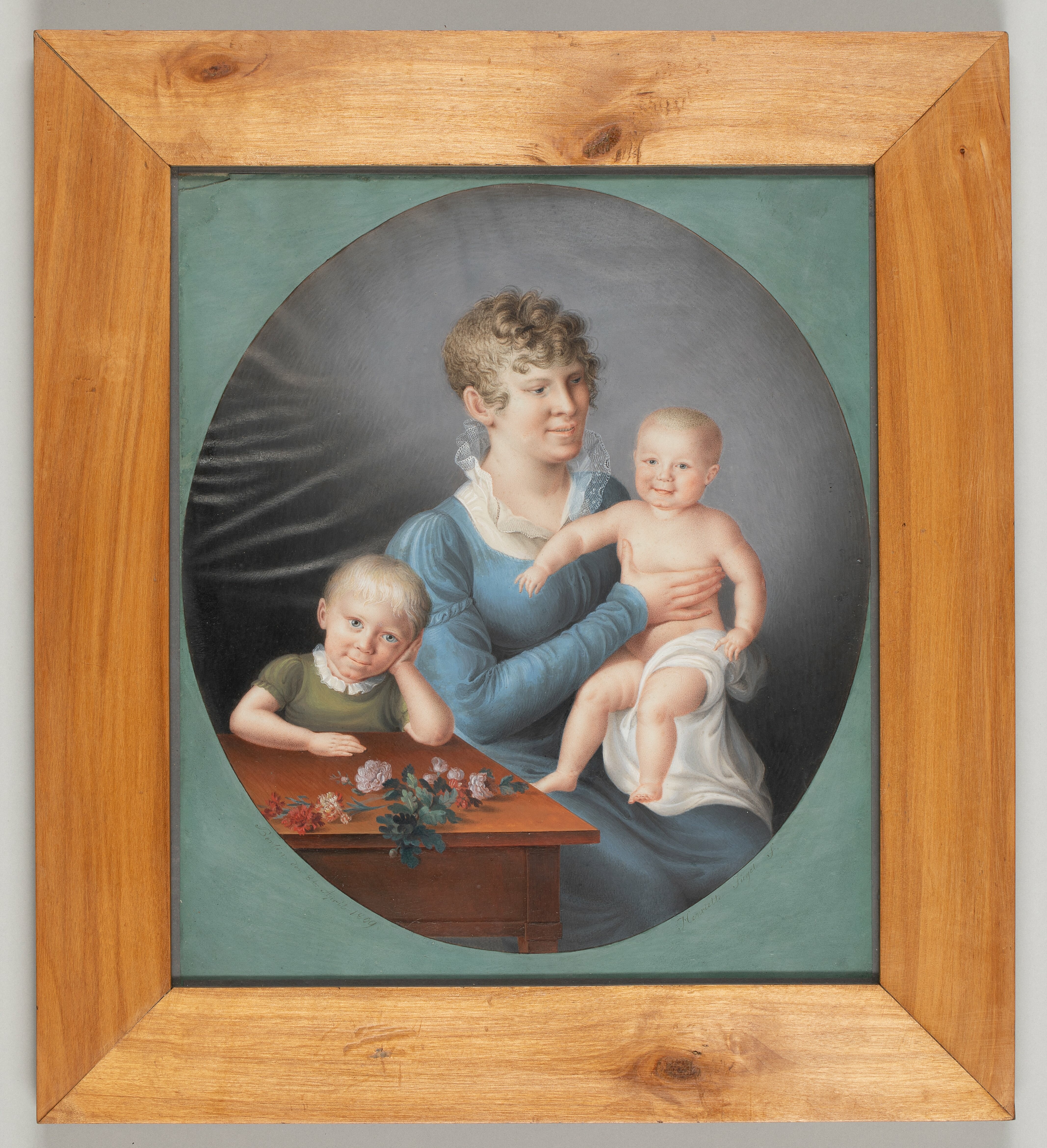 Jügel, Henriette: Mutter mit zwei Kindern (Stiftung Stadtmuseum Berlin Public Domain Mark)