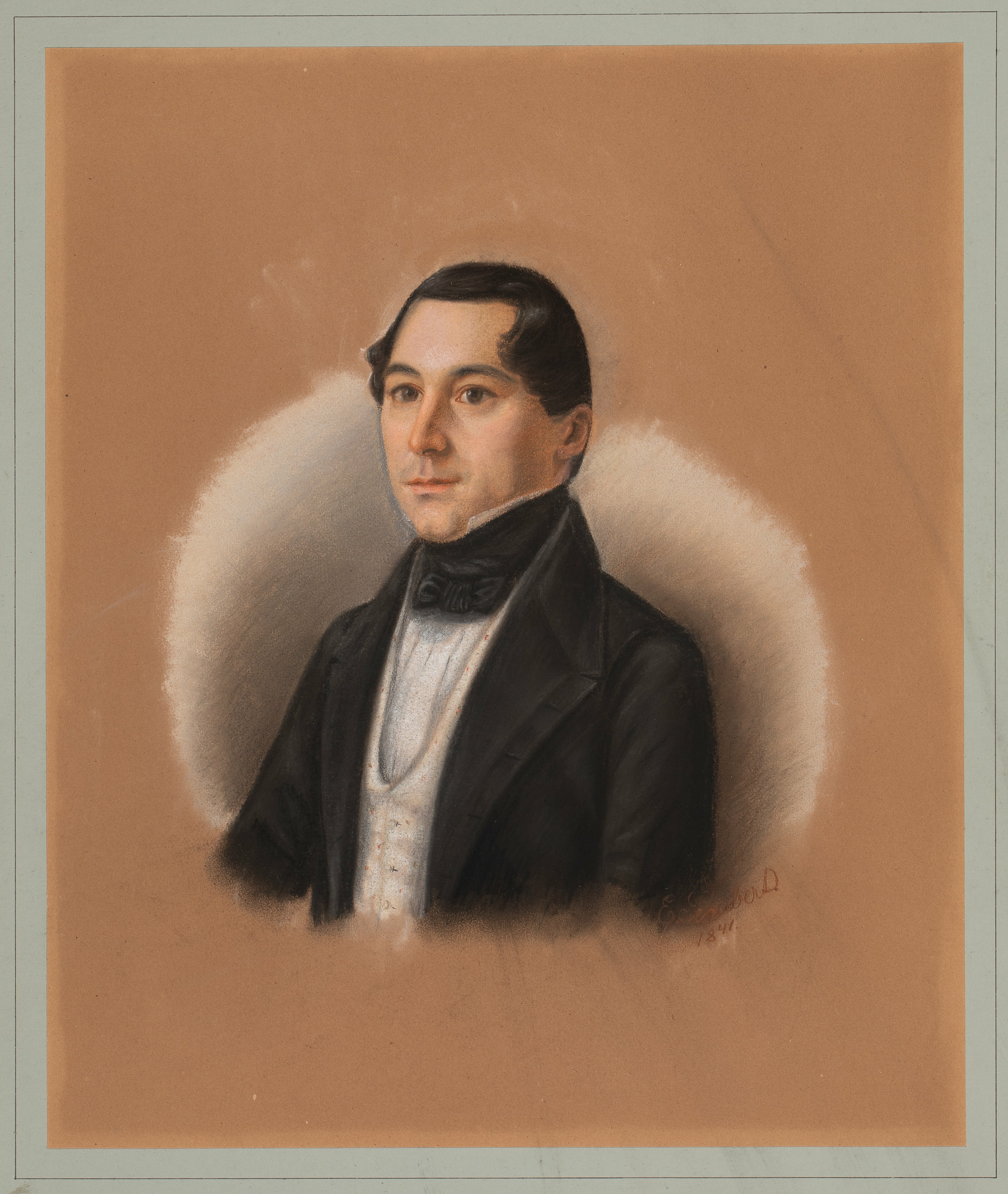 Schubert, Emilie: Porträt des Ehemanns von Auguste Schubert (zugeschrieben) (Stiftung Stadtmuseum Berlin Public Domain Mark)
