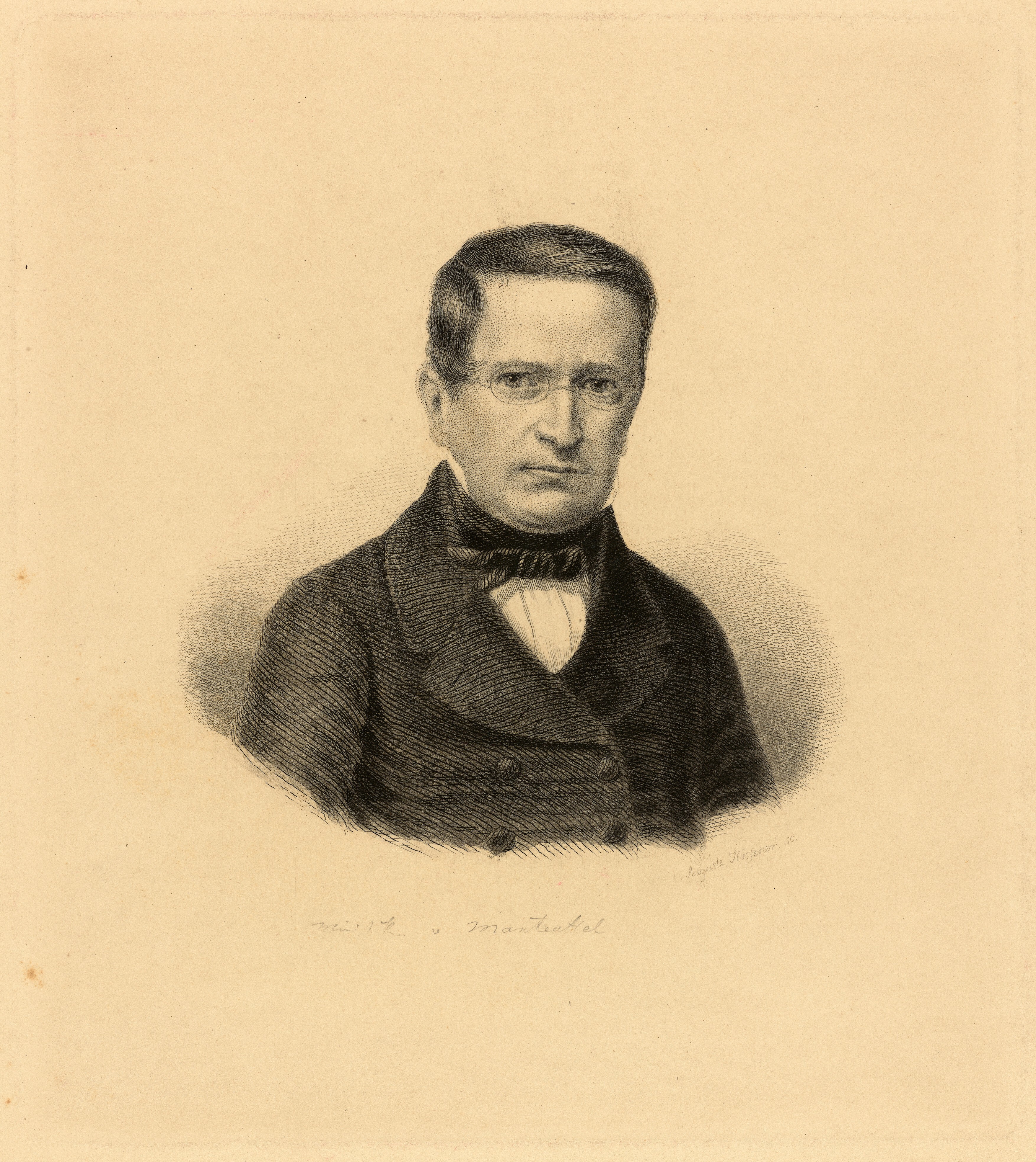 Hüssener, Auguste: Porträt Otto Frhr. von Manteuffel (Stiftung Stadtmuseum Berlin Public Domain Mark)