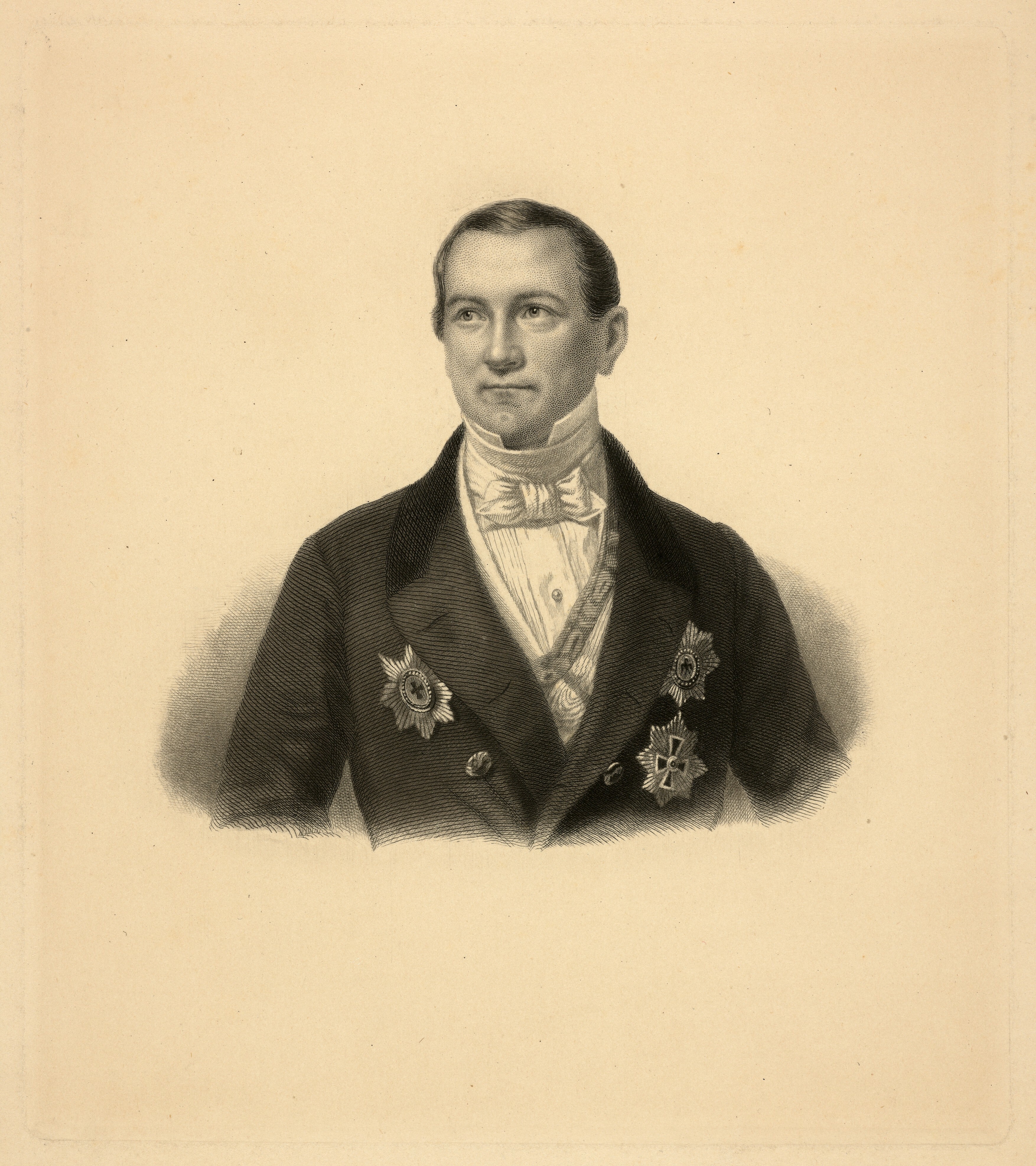 Hüssener, Auguste: Porträt August Frhr. von der Heydt (Stiftung Stadtmuseum Berlin Public Domain Mark)