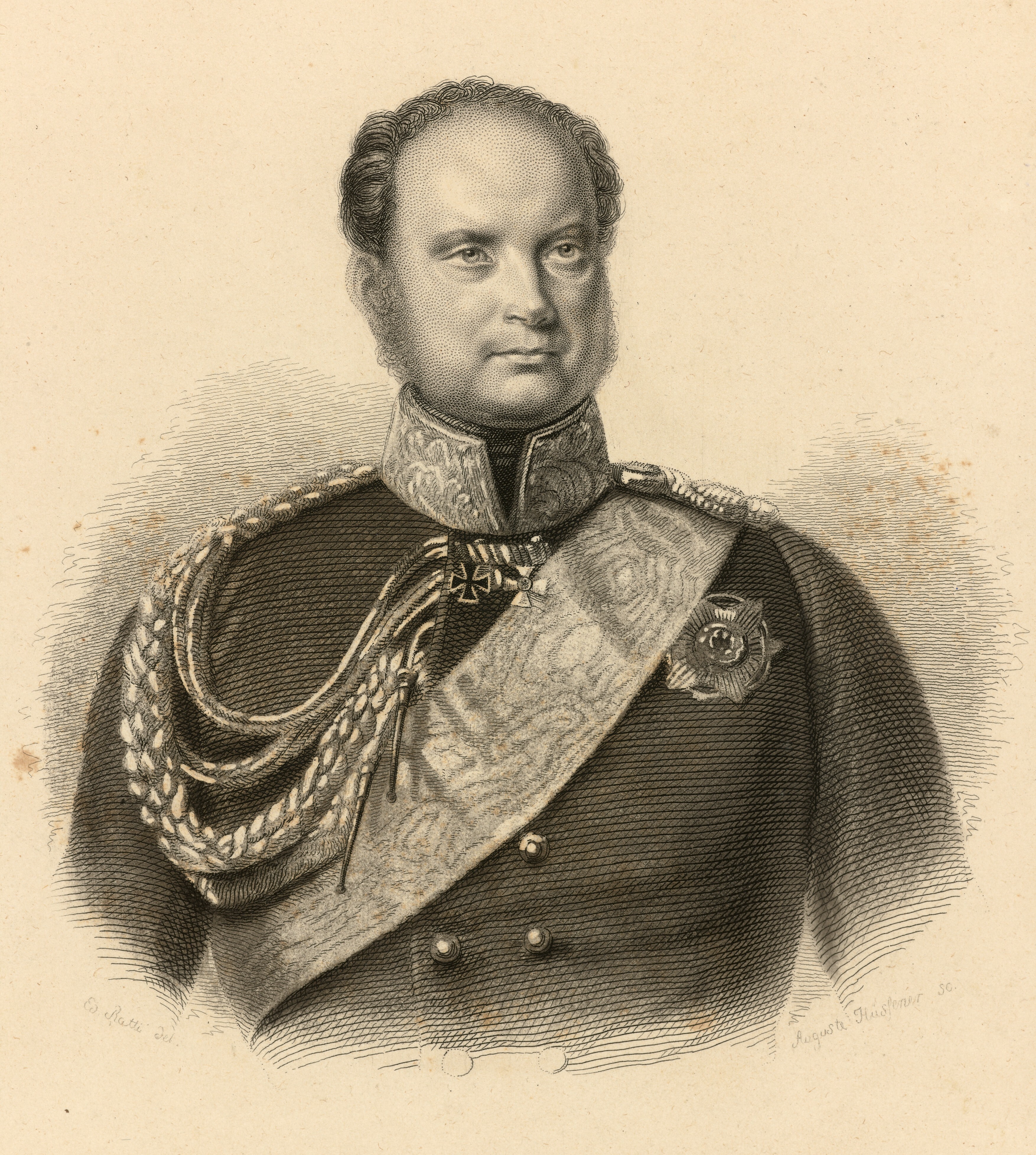 Hüssener, Auguste: Porträt Friedrich Wilhelm IV., König von Preußen (Stiftung Stadtmuseum Berlin Public Domain Mark)