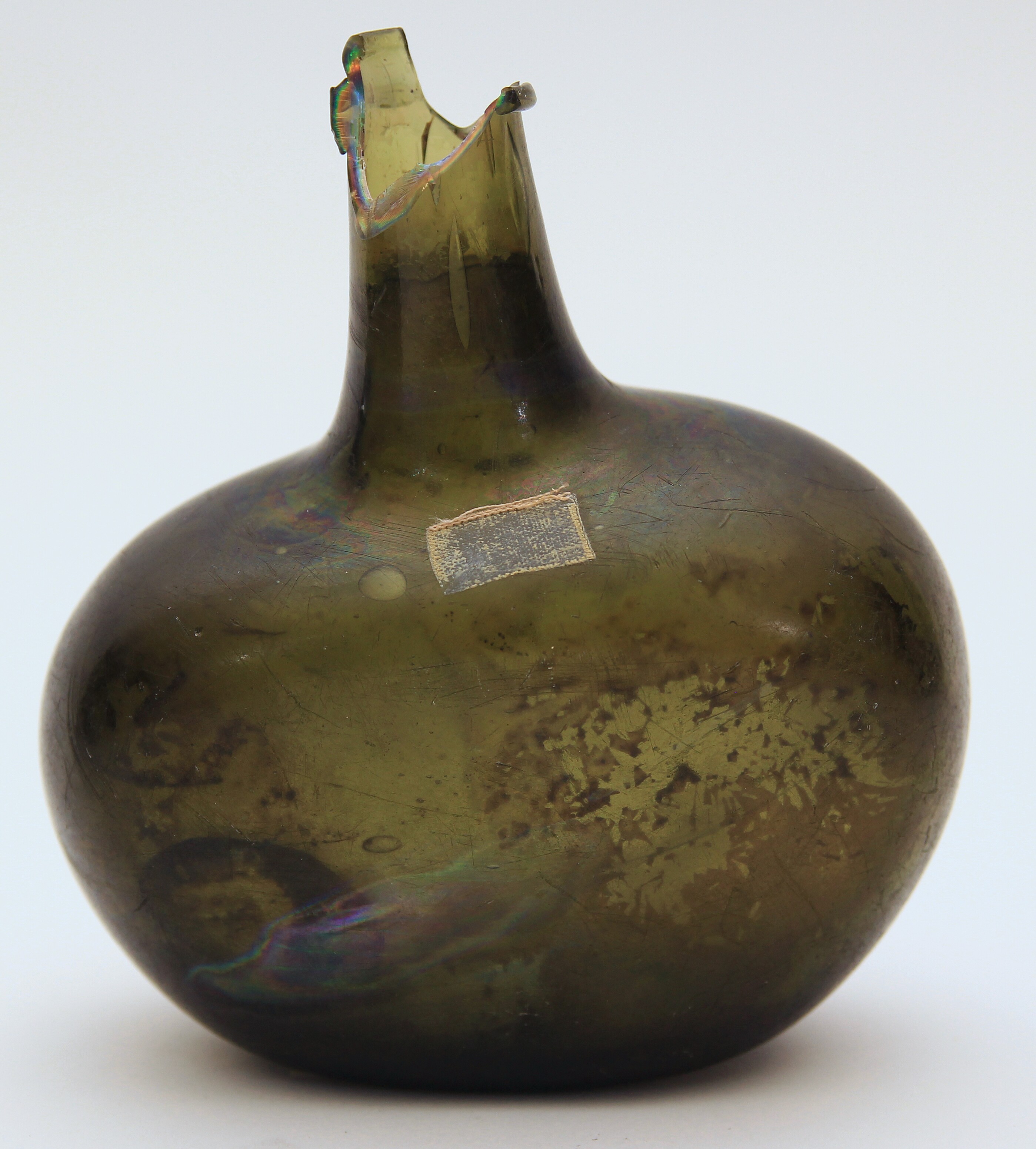 Fragment einer gebauchten Flasche aus dem Kapellensee (Stiftung Stadtmuseum Berlin CC BY-NC-SA)