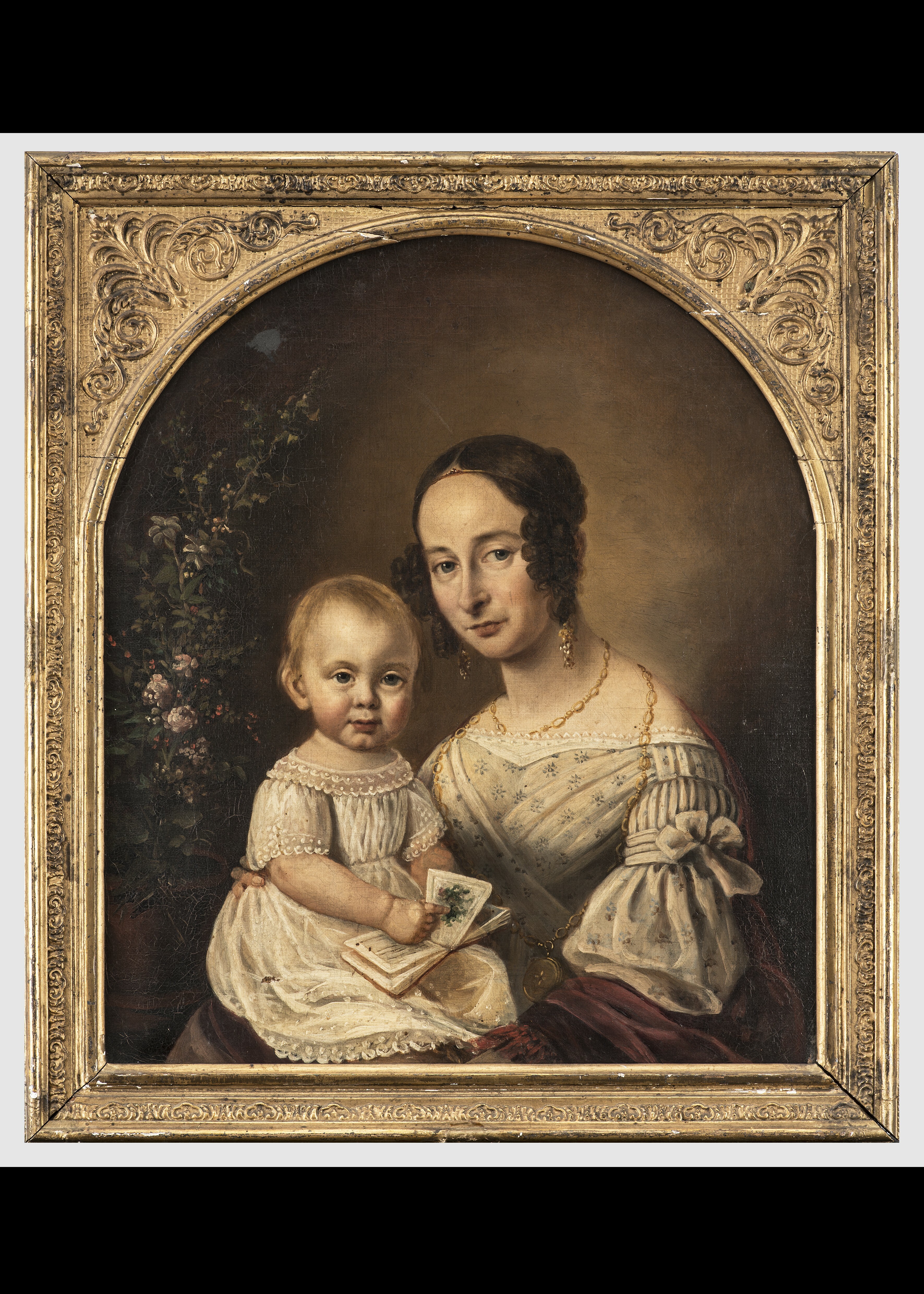 Mathieu, Emma: Porträt Louise Eyssenhardt und Sohn (Stiftung Stadtmuseum Berlin Public Domain Mark)