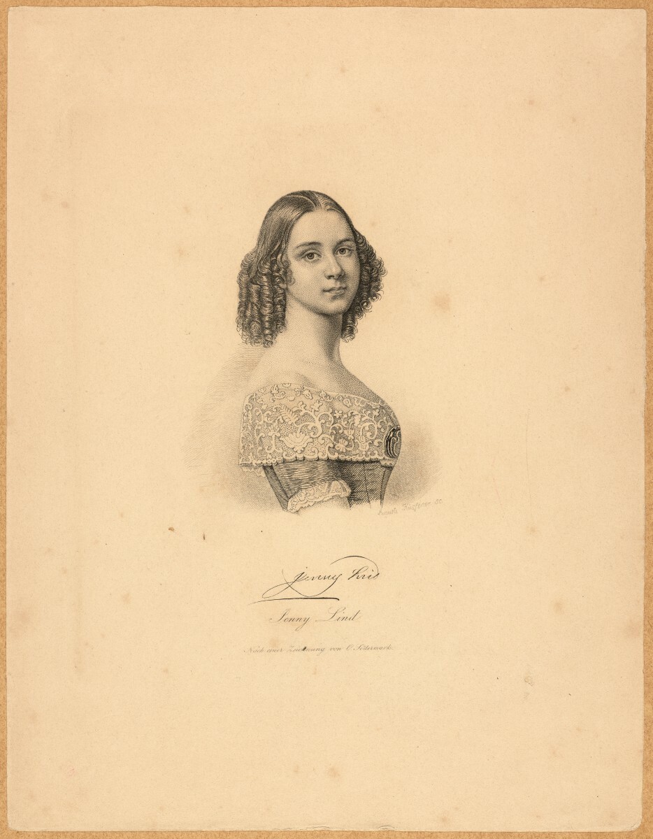 Hüssener, Auguste: Porträt Jenny Lind (Stiftung Stadtmuseum Berlin Public Domain Mark)