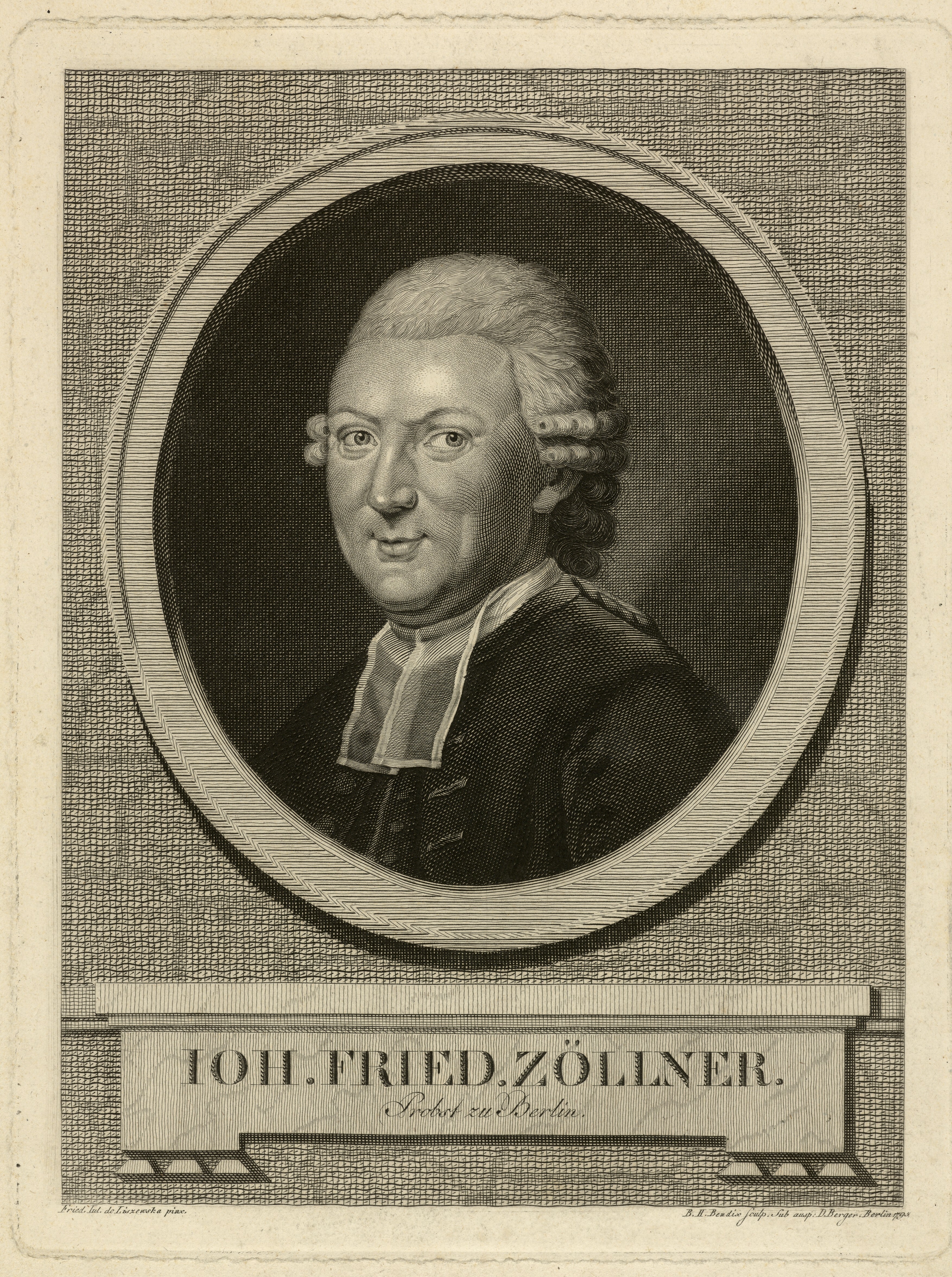 Lisiewska, Friederike Julie (nach): Porträt Johann Friedrich Zöllner (Stiftung Stadtmuseum Berlin Public Domain Mark)