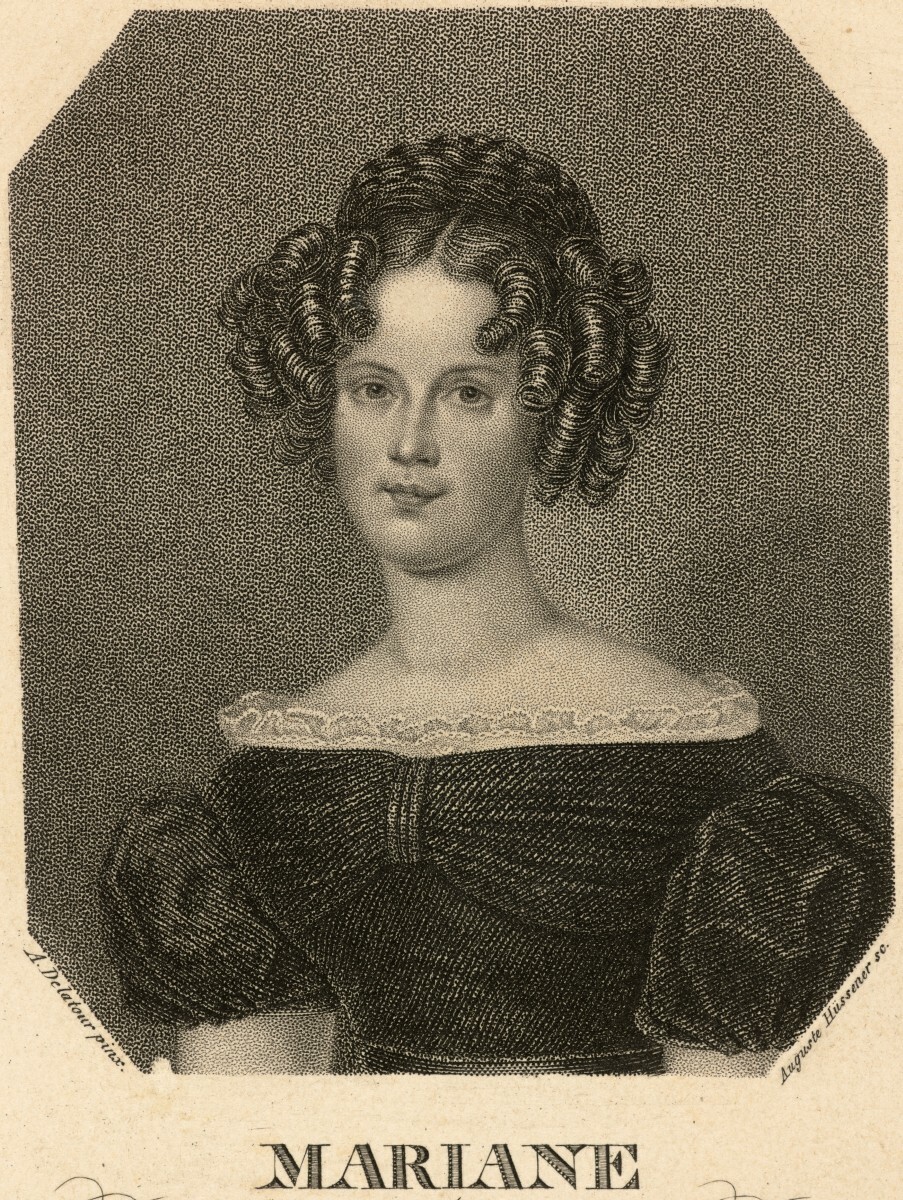 Hüssener, Auguste: Porträt Marianne, Prinzessin der Niederlande, verehel. Prinzessin von Preußen (Stiftung Stadtmuseum Berlin Public Domain Mark)