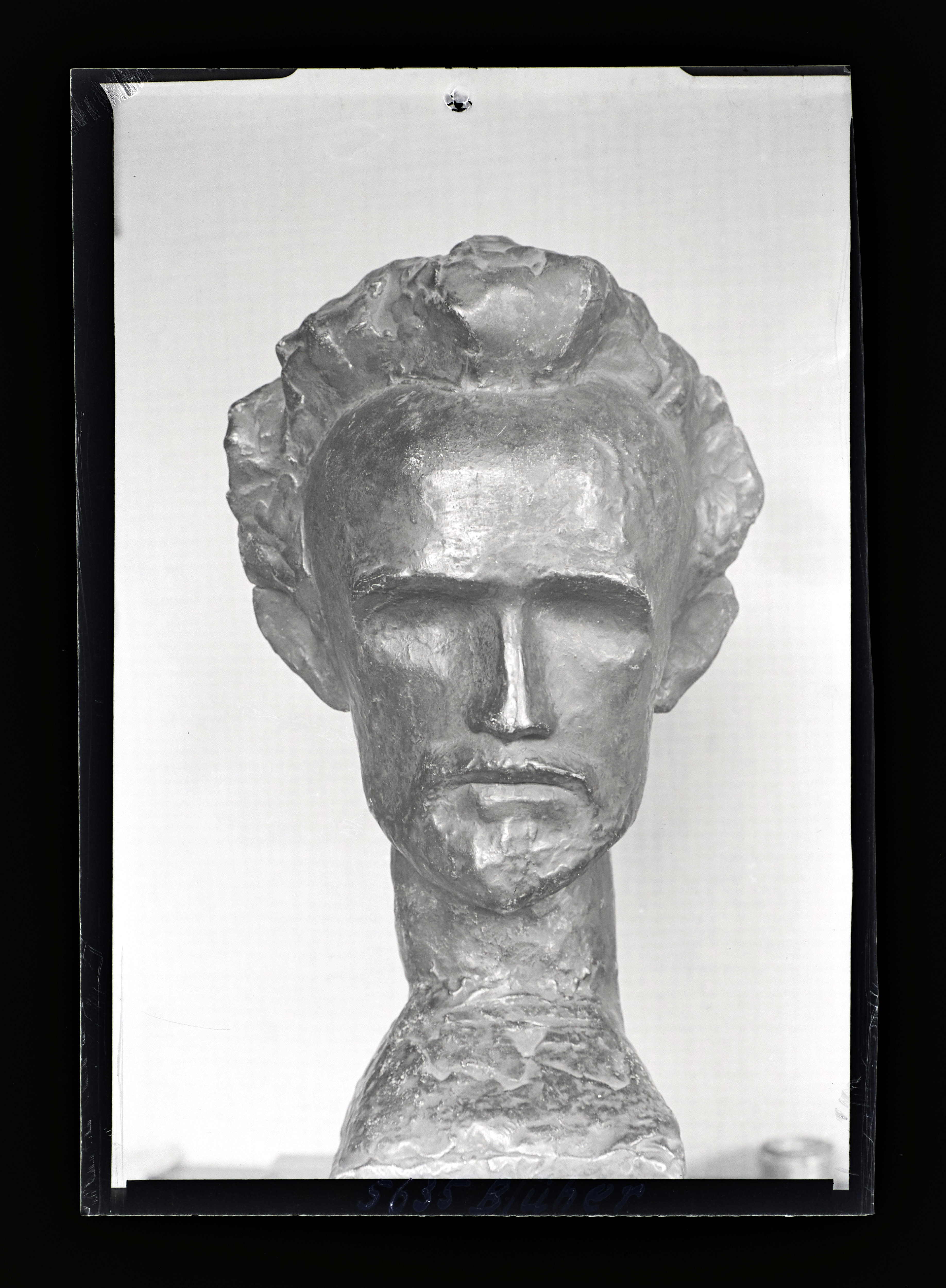 Fotografie Bronzeplastik Hans Blüher (1888-1955) - unbekannter Künstler - (Gerda Schimpf Fotoarchiv CC BY)